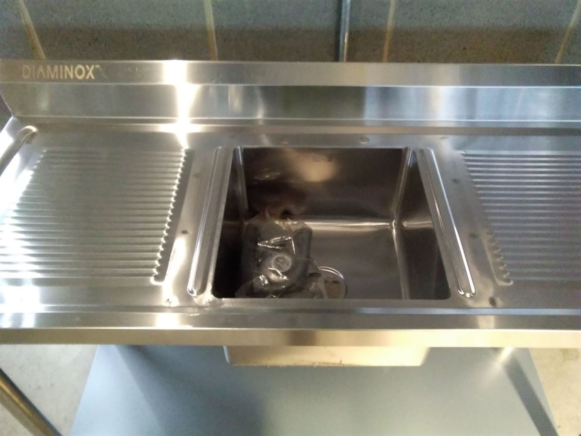 Diaminox Stainless Steel Sink. 1500 x 600 x 990mm - Image 4 of 4