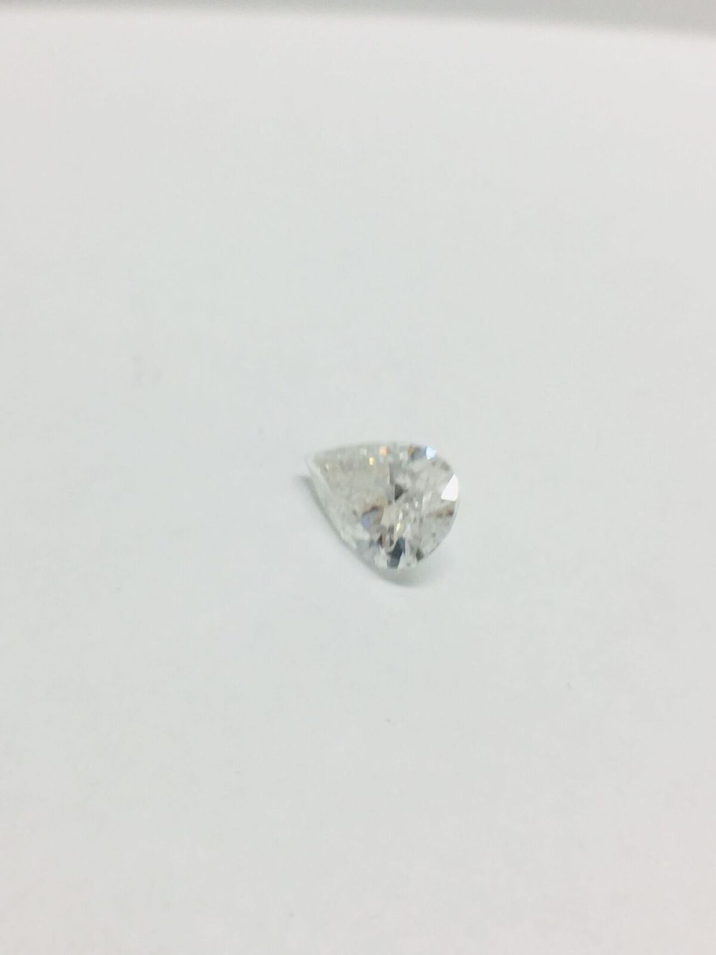 1.57ct Pearshape natural Diamond - Image 2 of 5