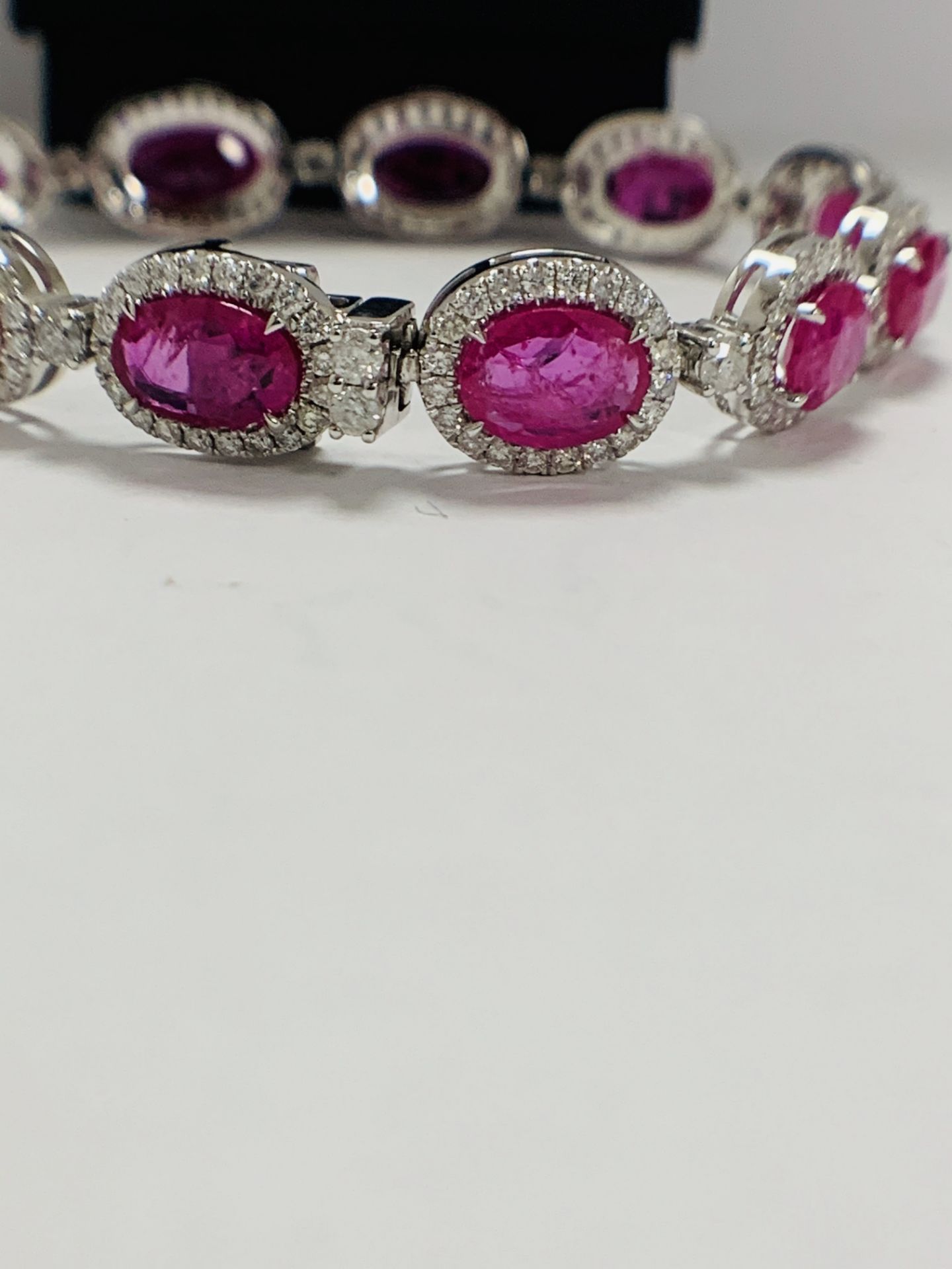Platinum Ruby and Diamond Bracelet - Image 18 of 24