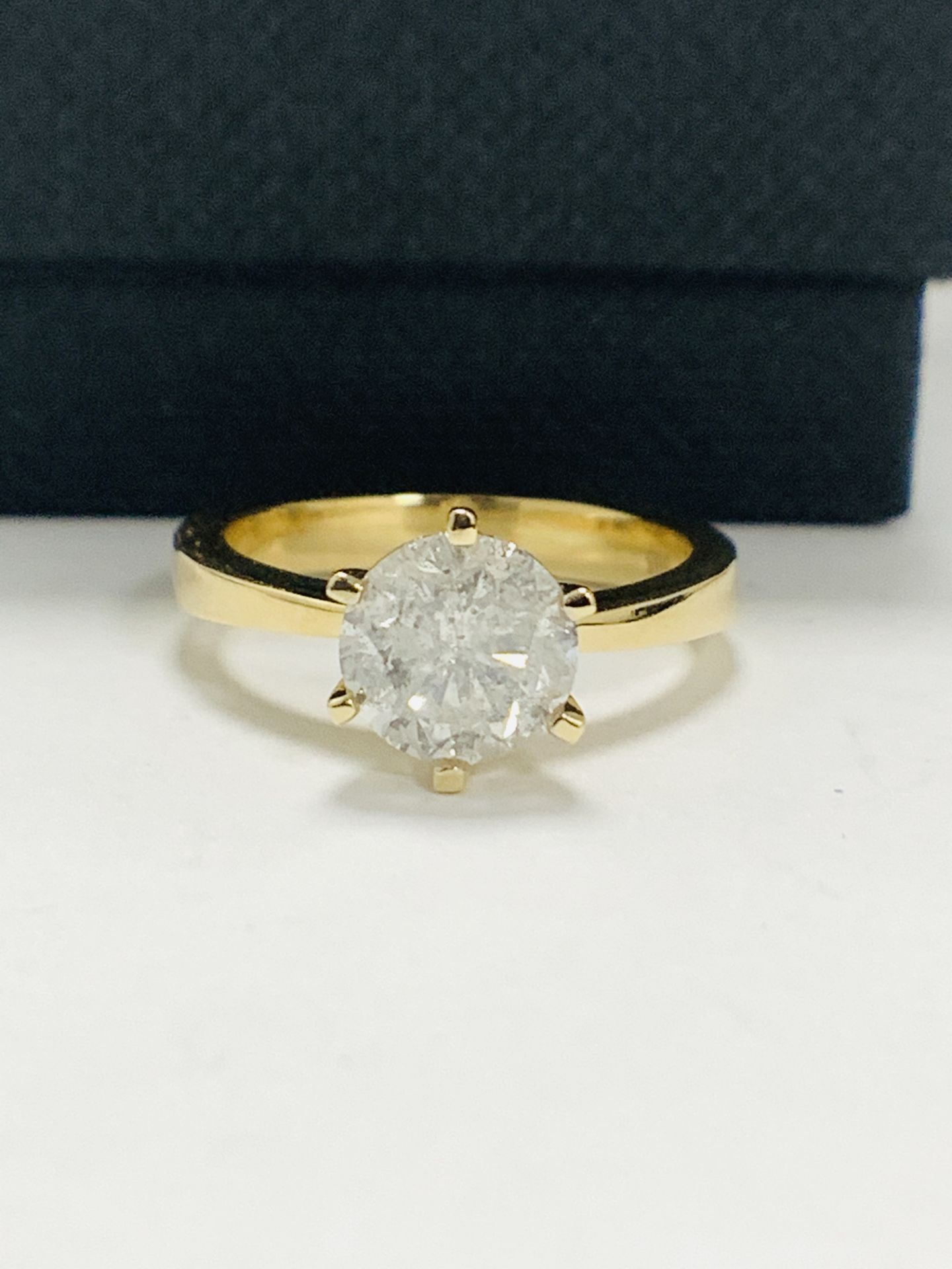 1.30ct brilliant cut Diamond in 14ct Yellow gold - Image 8 of 9