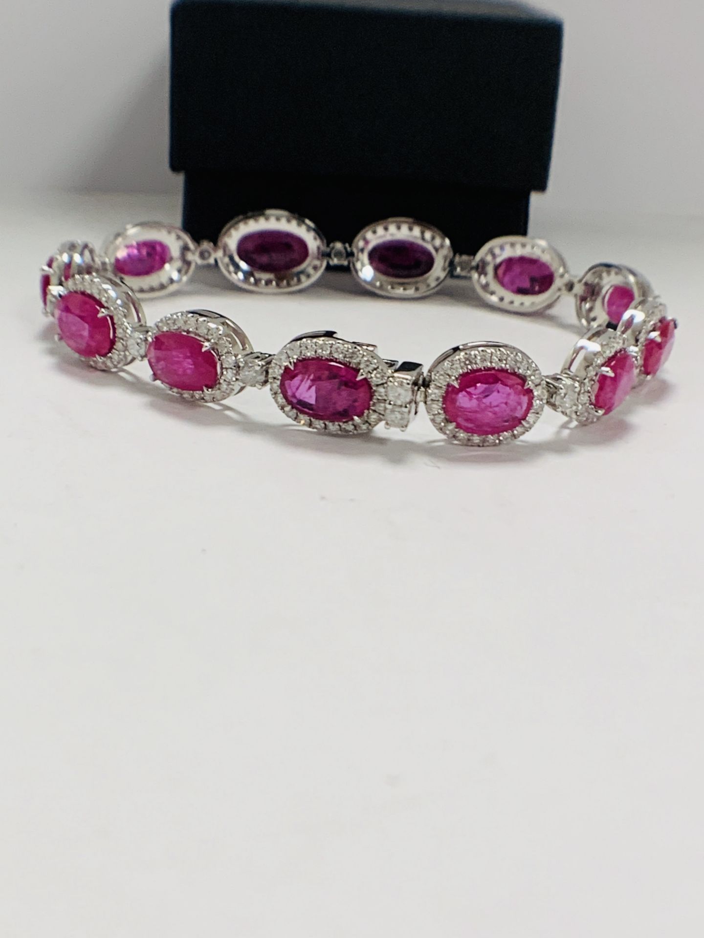 Platinum Ruby and Diamond Bracelet - Image 19 of 24