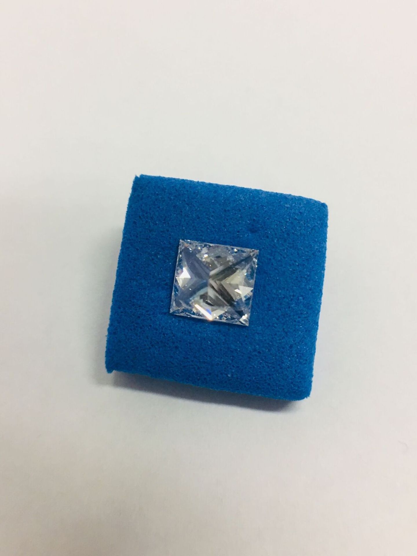 1.03ct Princess cut Diamond - Image 2 of 2