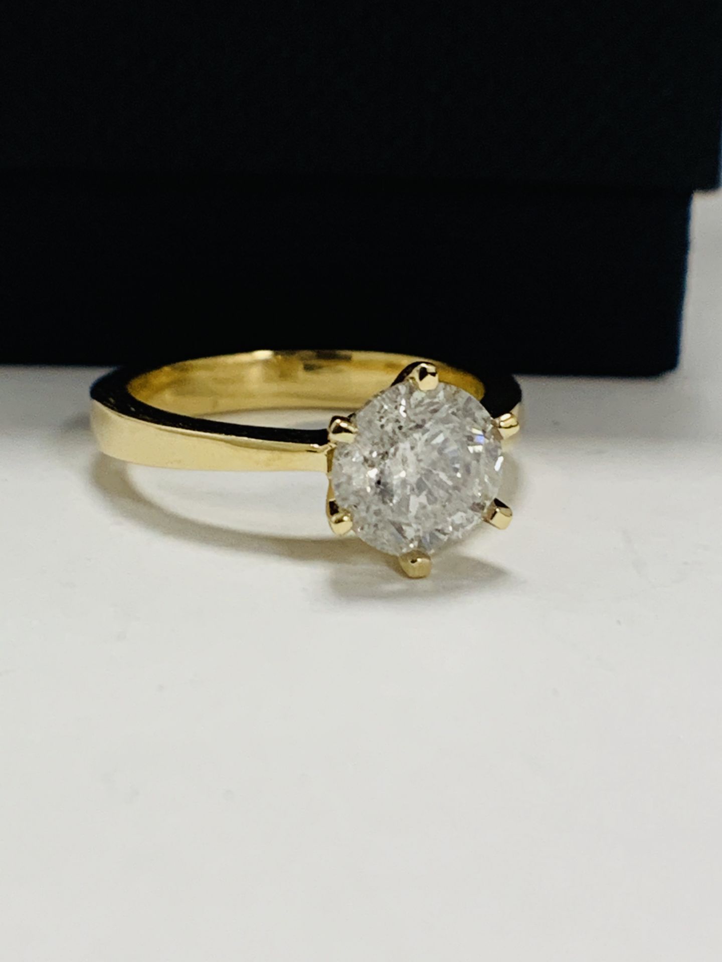 1.30ct brilliant cut Diamond in 14ct Yellow gold - Image 7 of 9