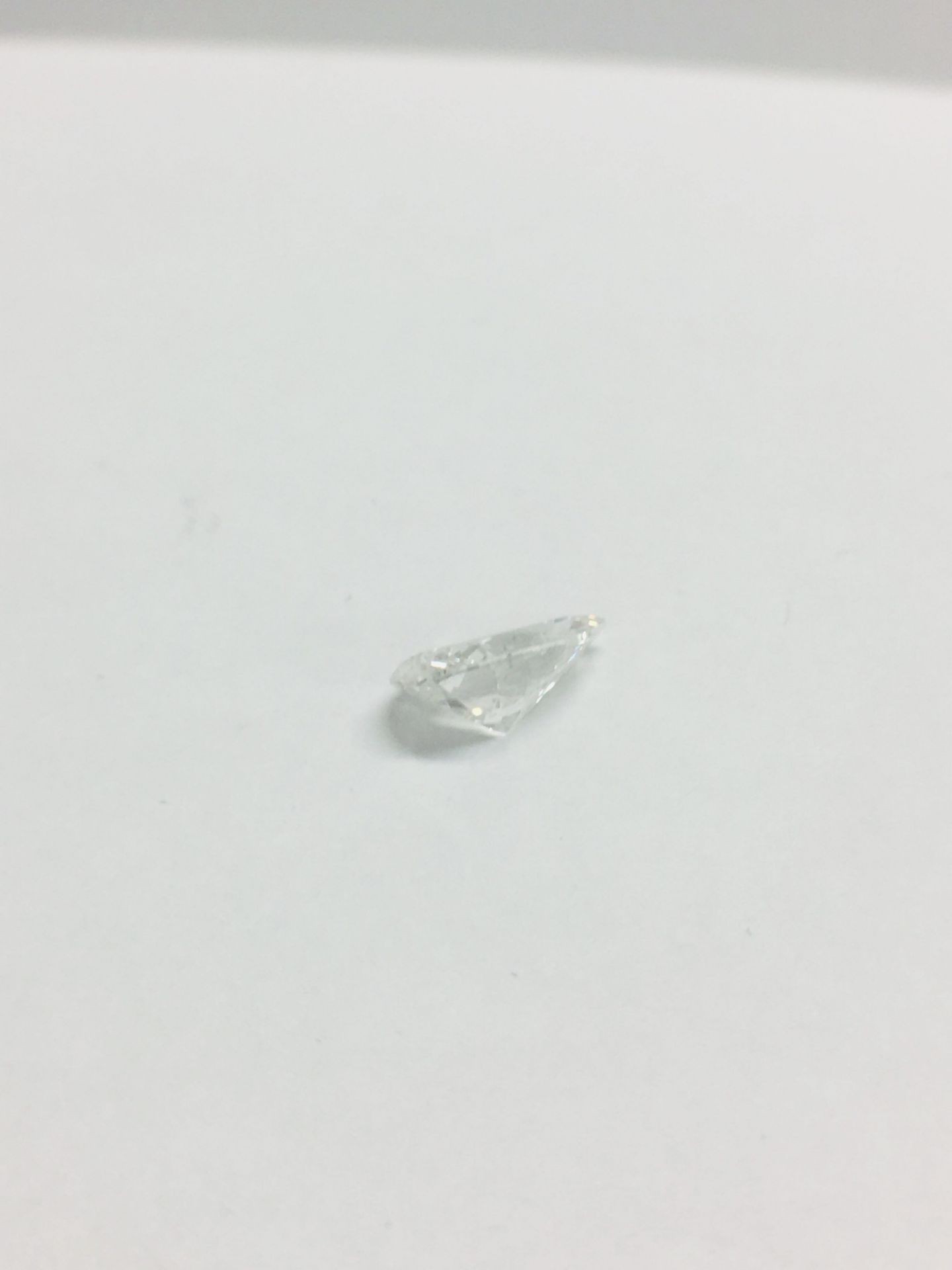 1.57ct Pearshape natural Diamond - Image 4 of 5