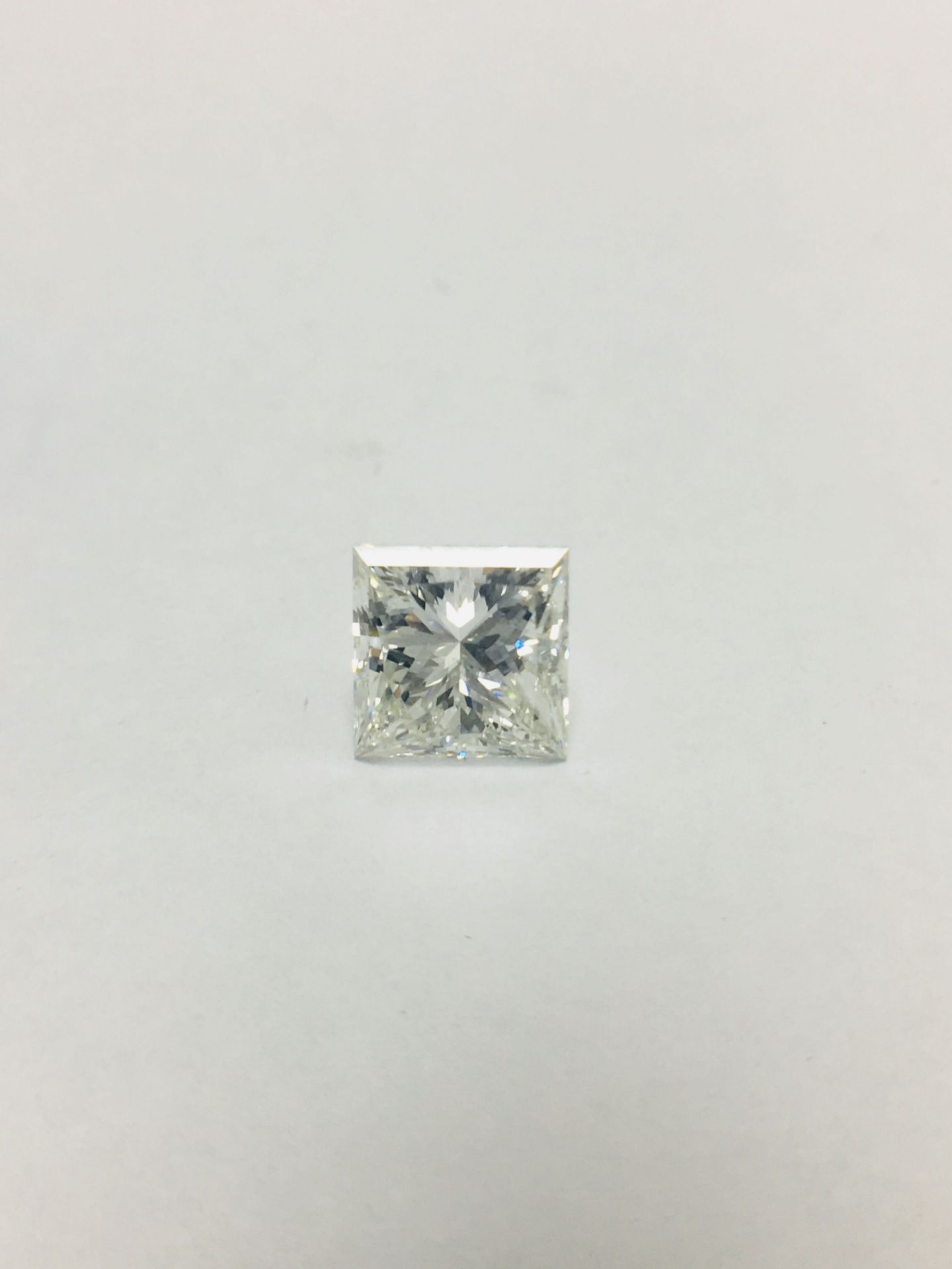 1.03ct Princess cut natural Diamond - Image 3 of 3