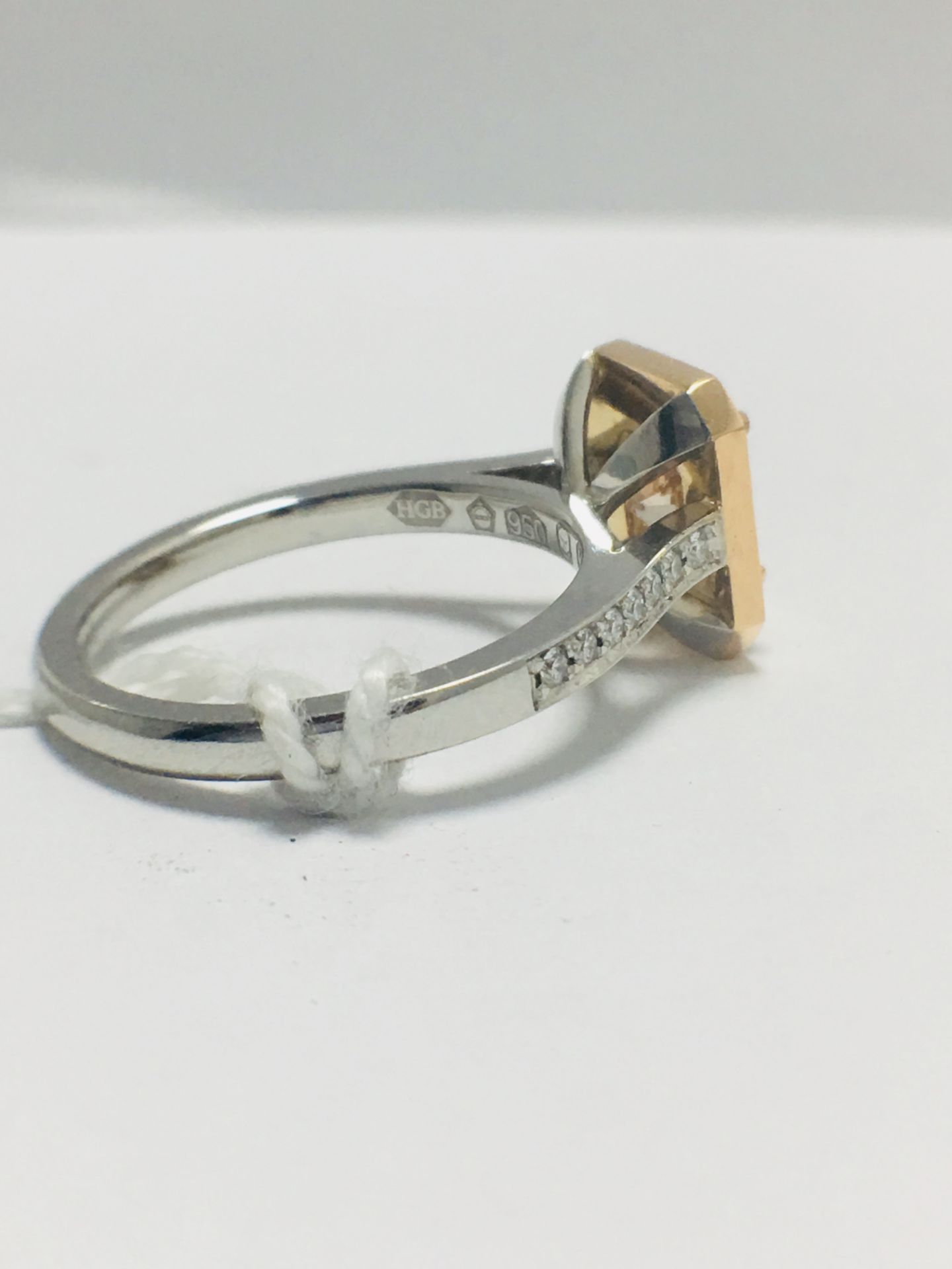 1.33ct fancy pink Diamond Ring - Image 7 of 12
