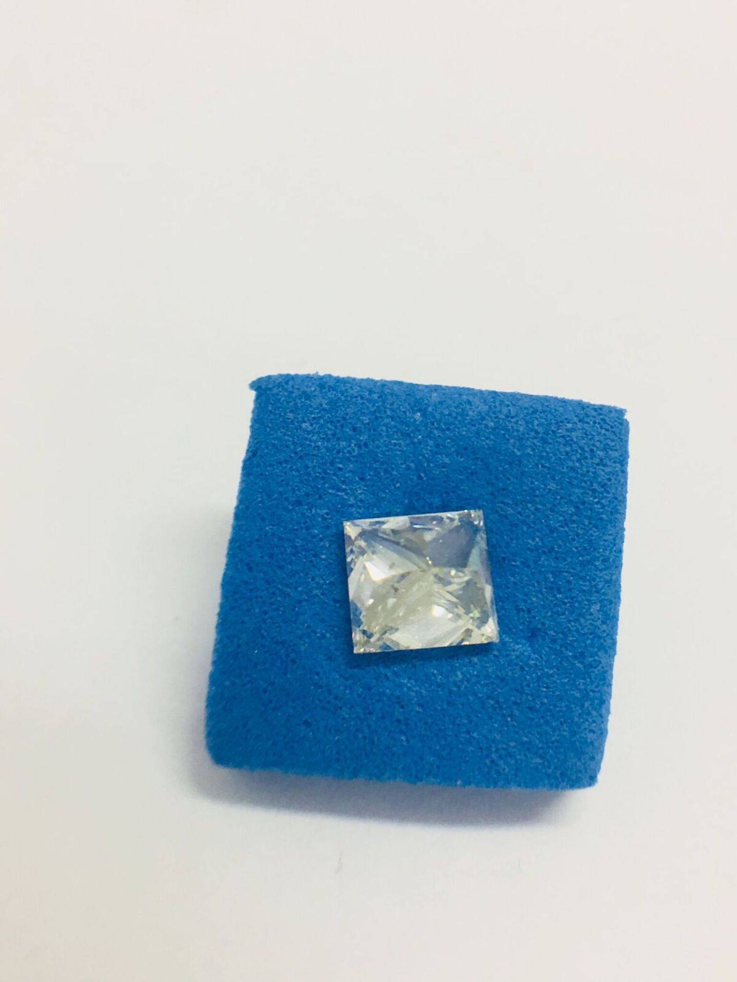 1ct Princess cut Diamond - Image 3 of 5