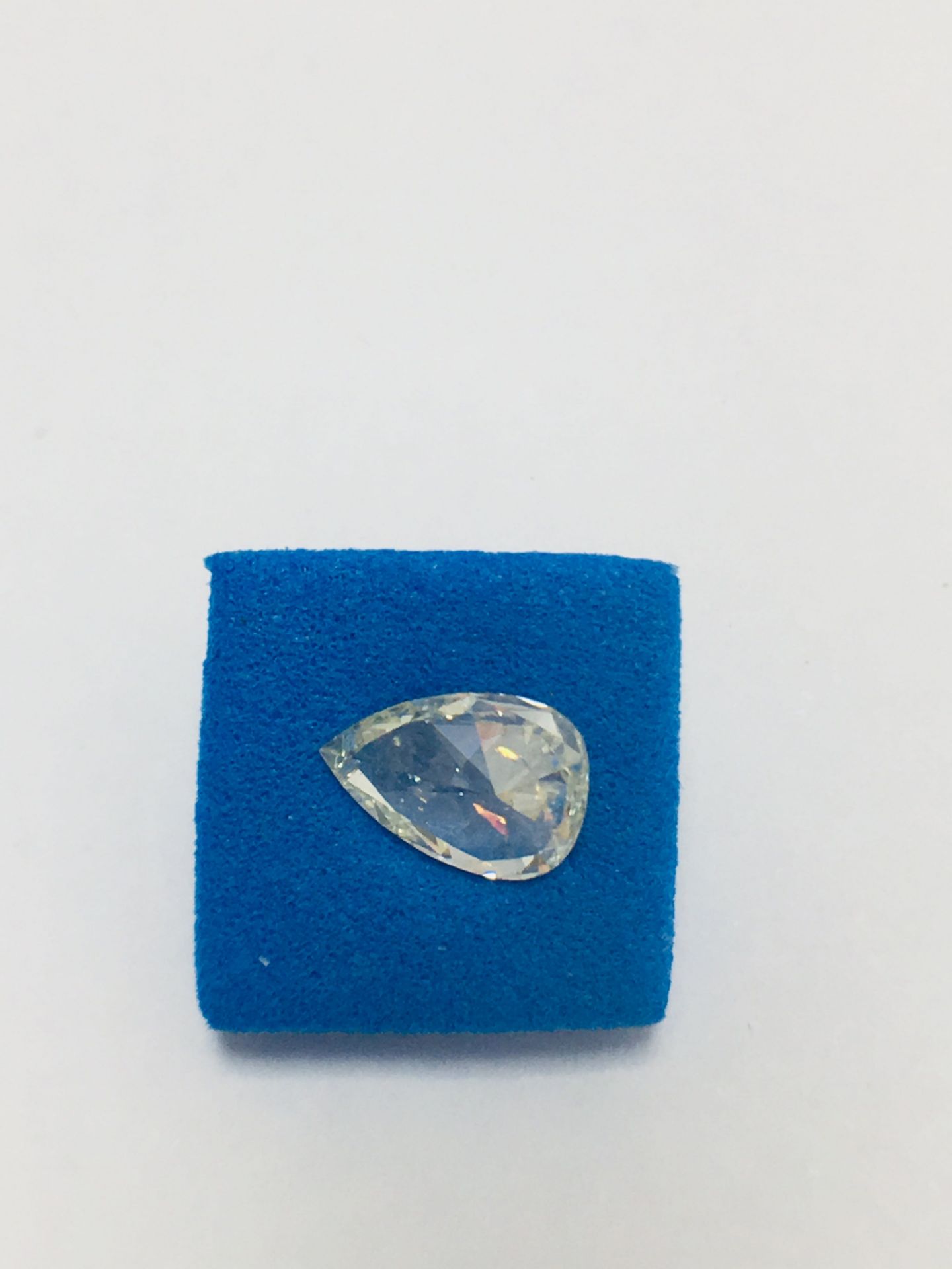 0.93ct Pearshape Natural Diamond - Image 2 of 3