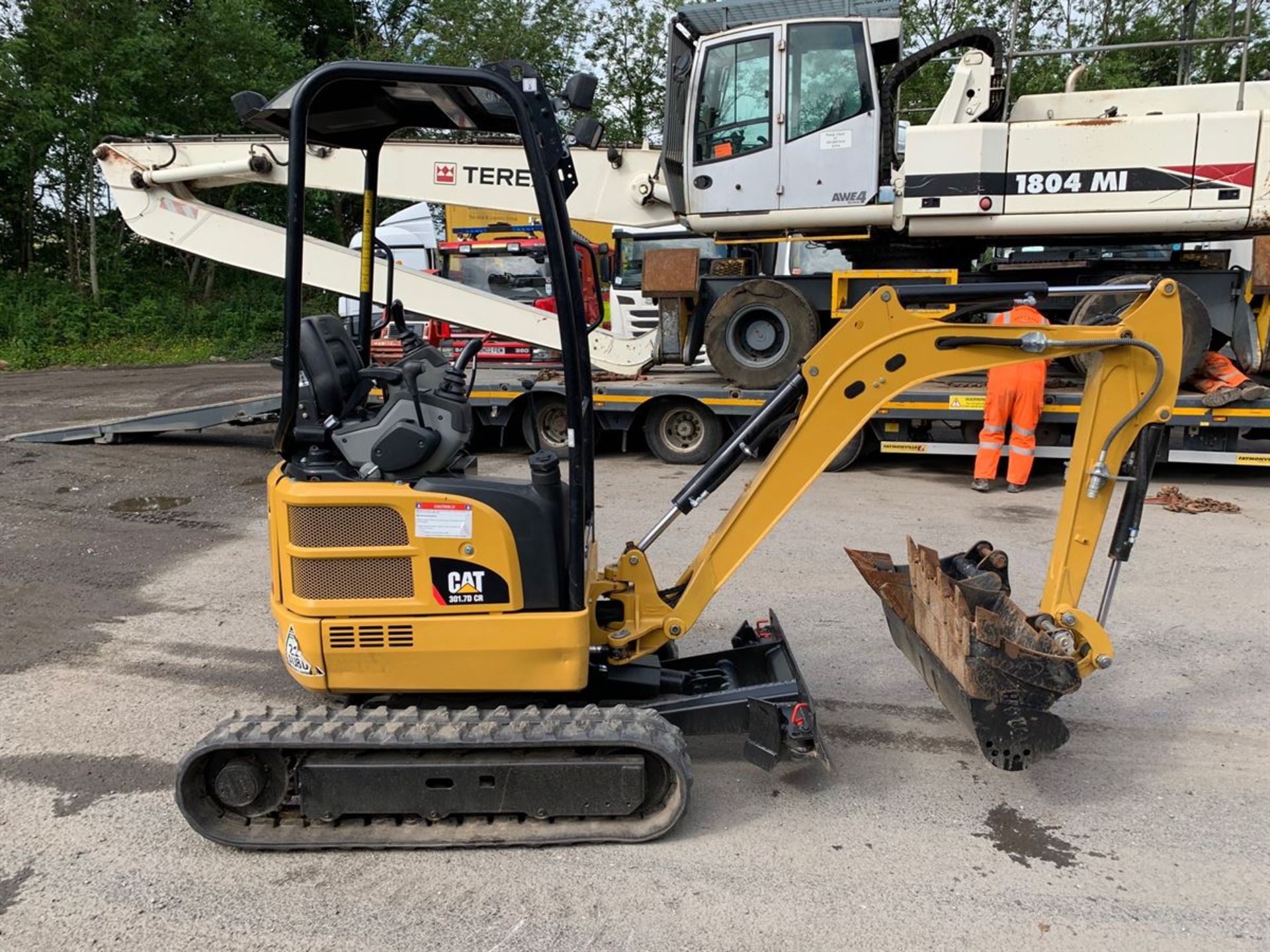 2018 CAT 301.7 Mini Digger ONLY 450hrs - Expanding Tracks, Quick Hitch, 3 Buckets - Image 6 of 14