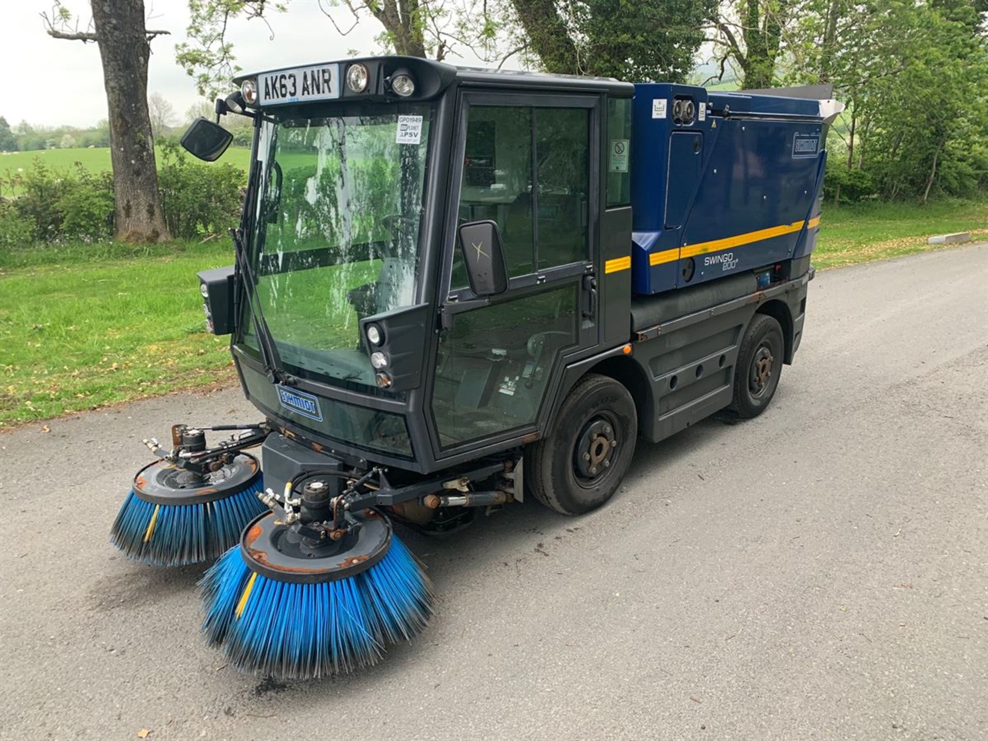 2013 Schmidt Swingo 200 Sweeper - ONLY 902hrs - Air Con, Rear View Camera