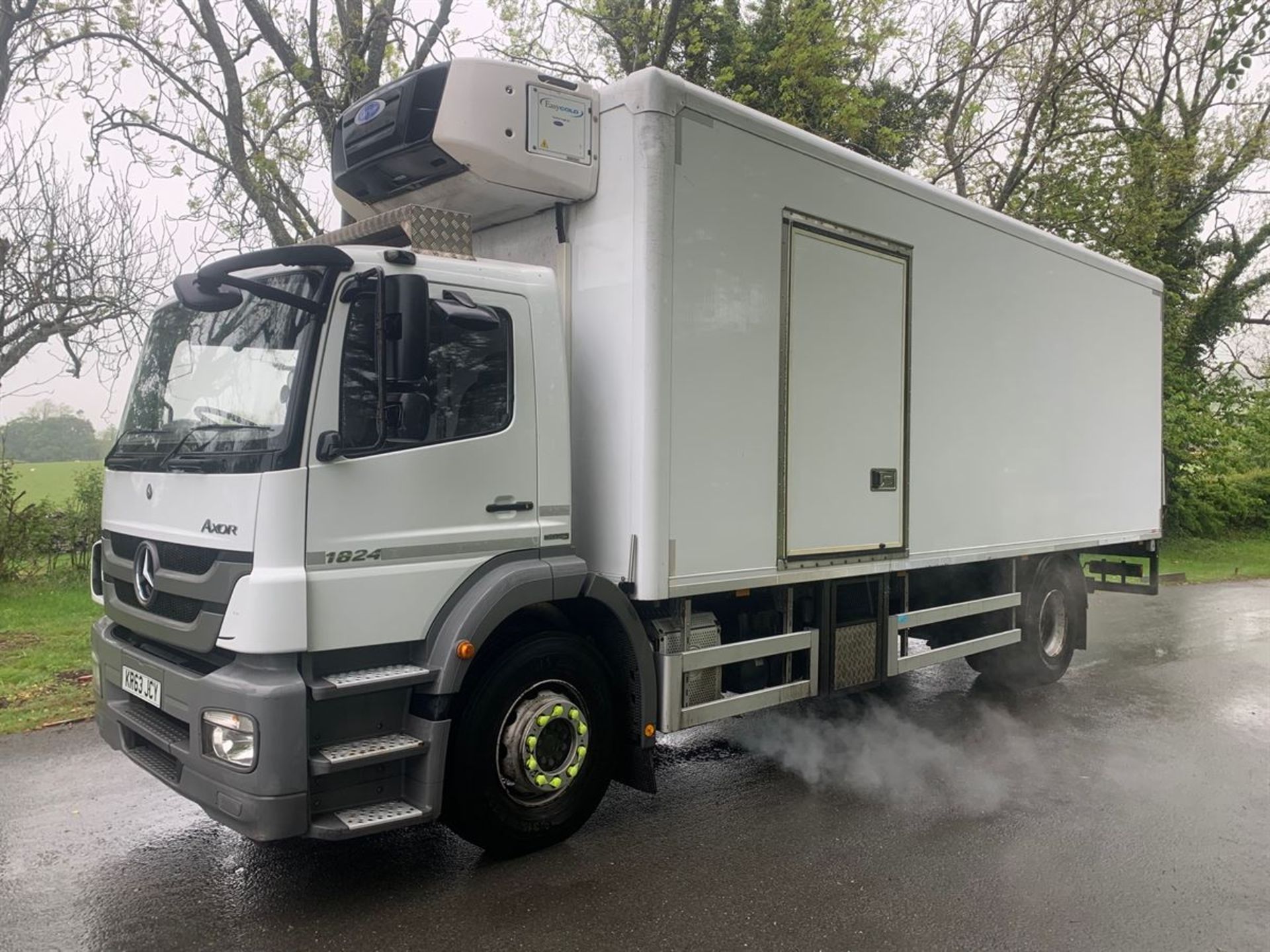 2013 Mercedes Axor 18-24 Fridge Truck 18T Euro 5 - Rear Tail Lift