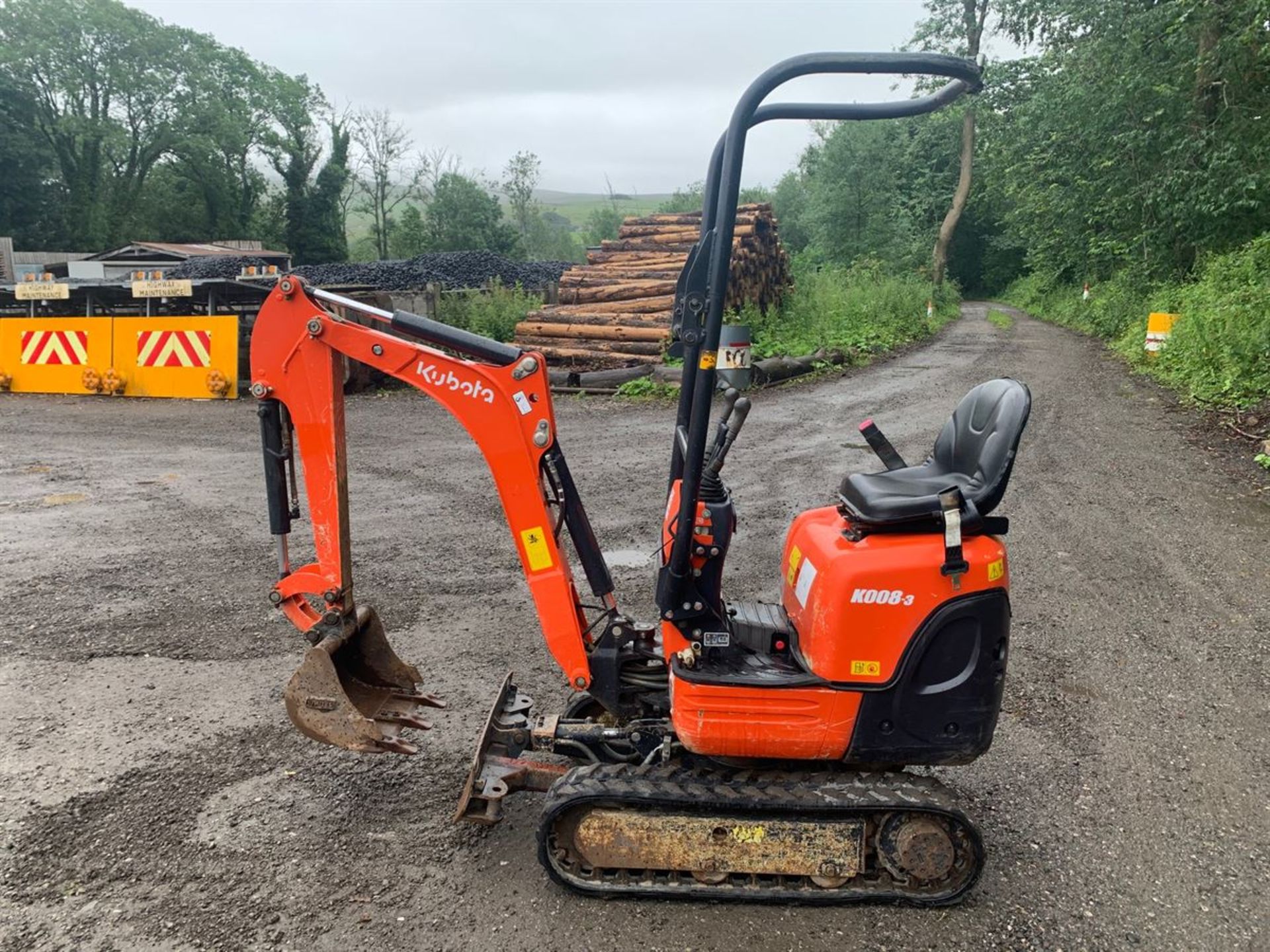 2018 Kubota K008-3 Micro Digger - ONLY 753hrs - Image 3 of 17