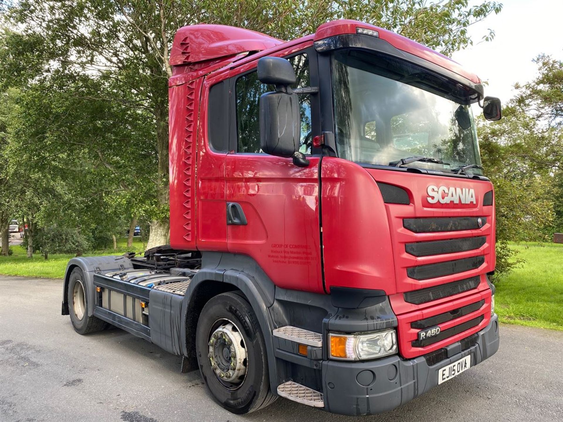 2015 Euro 6 Scania R450 40T Tractor Unit - Tested March 2021