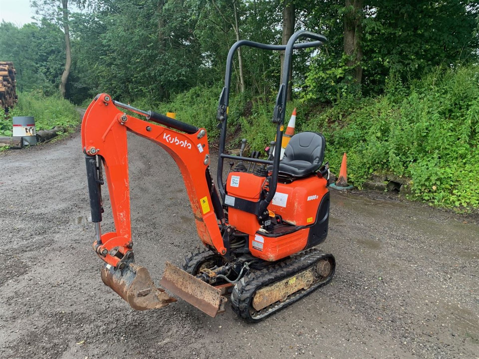 2018 Kubota K008-3 Micro Digger - ONLY 753hrs