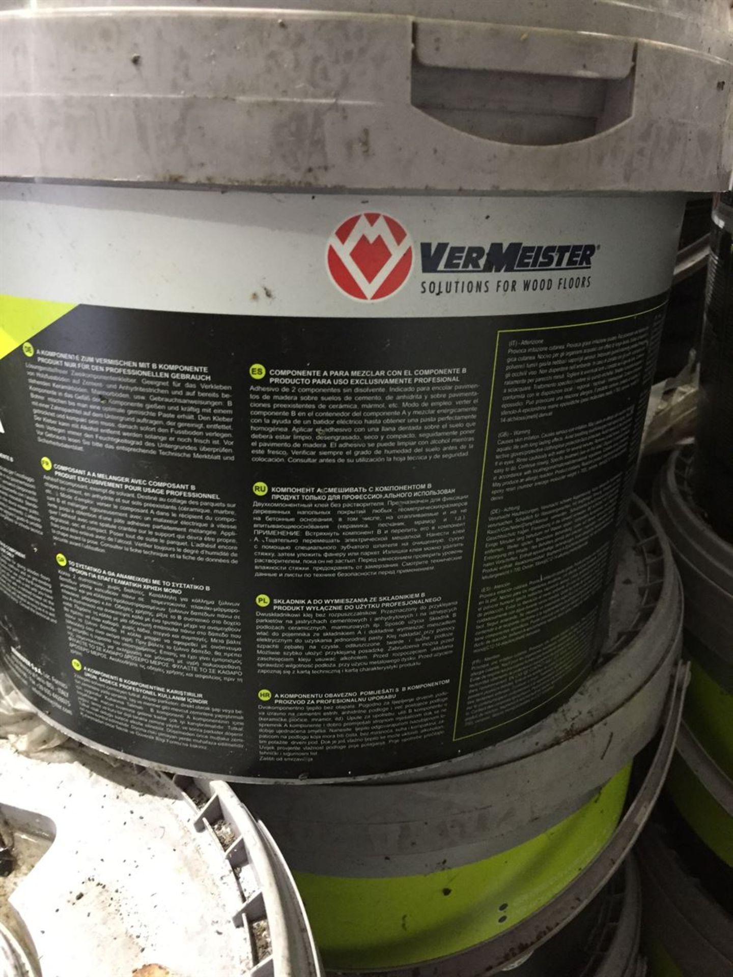 1x 10kg Tub VerMeister 2pak Wood flooring Adhesive - Image 4 of 5