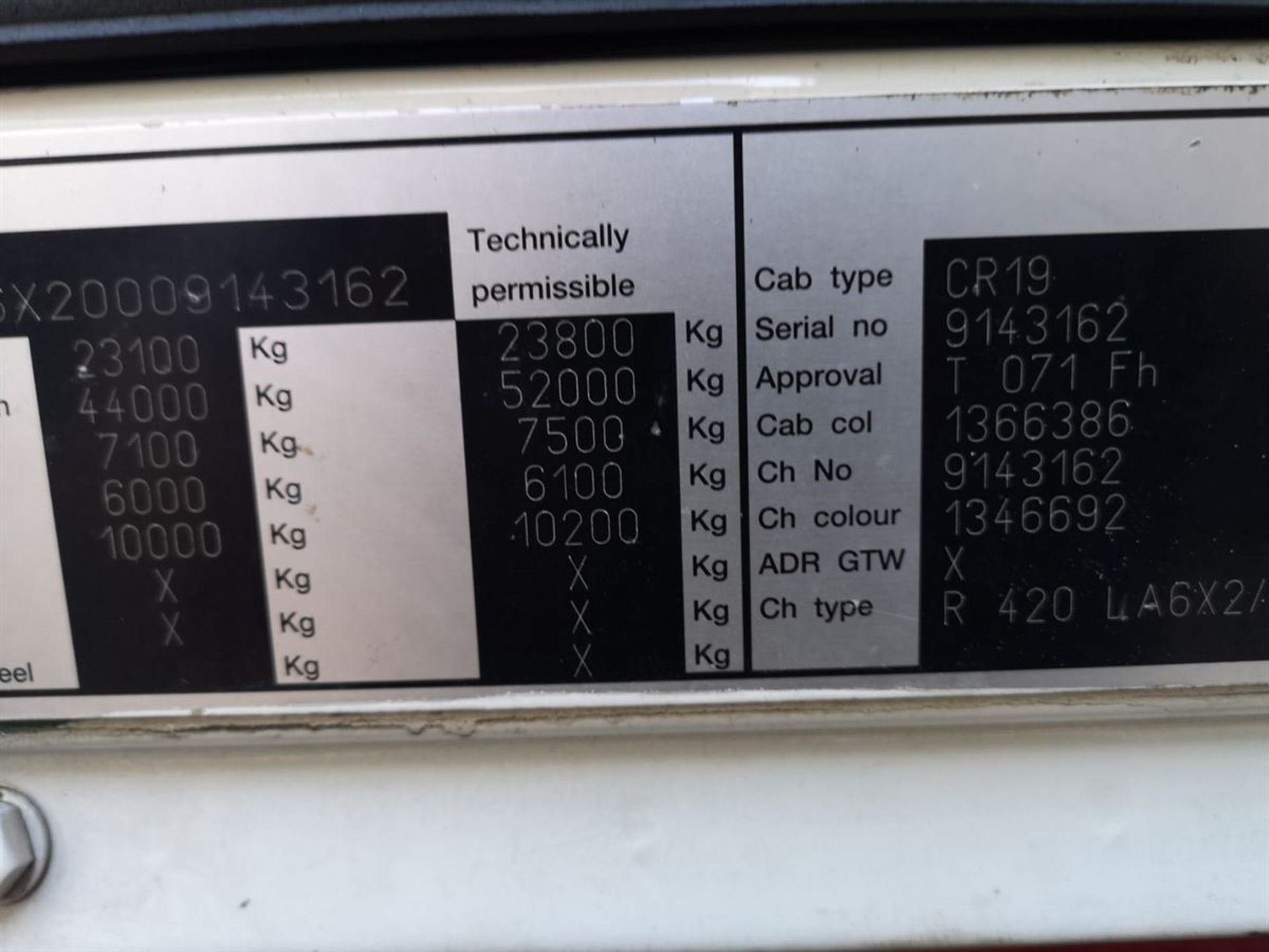 2009 SCANIA R420 Goods Vehicle - Image 7 of 7