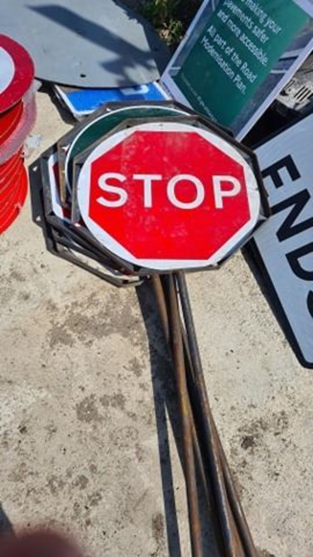 5x STOP/GO SIGN - Image 2 of 2