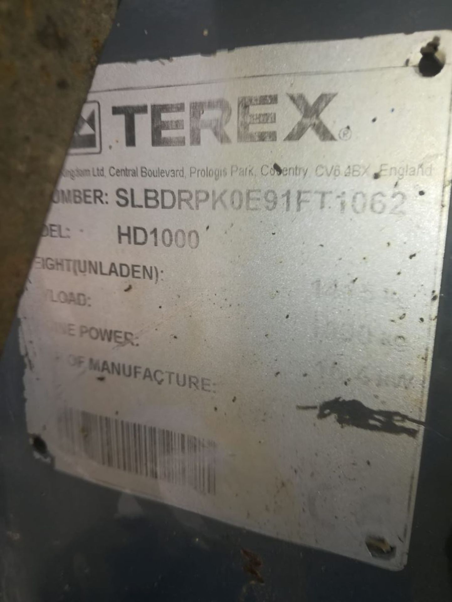 2009 Terex HD1000 Dumper - Image 5 of 5