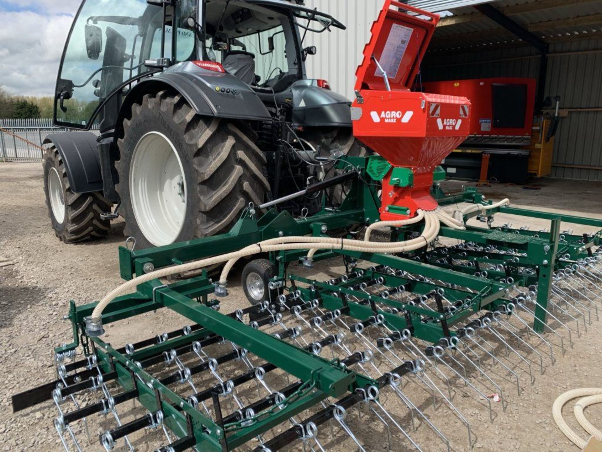 Klimza weeder harrow 6m with seeder KL03