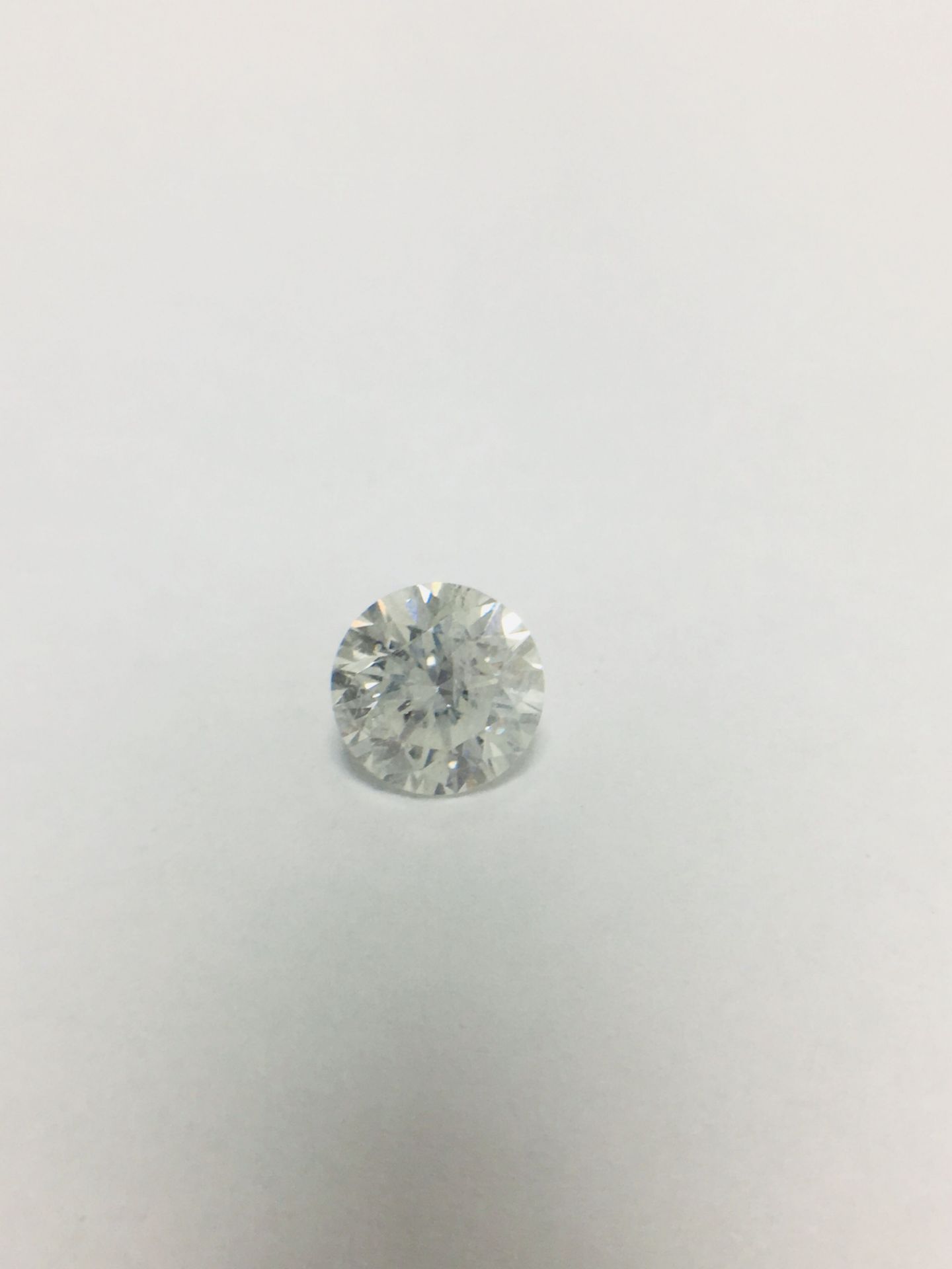 1.05Ct Natural Brilliant Cut Diamond, h Colour - Bild 3 aus 3