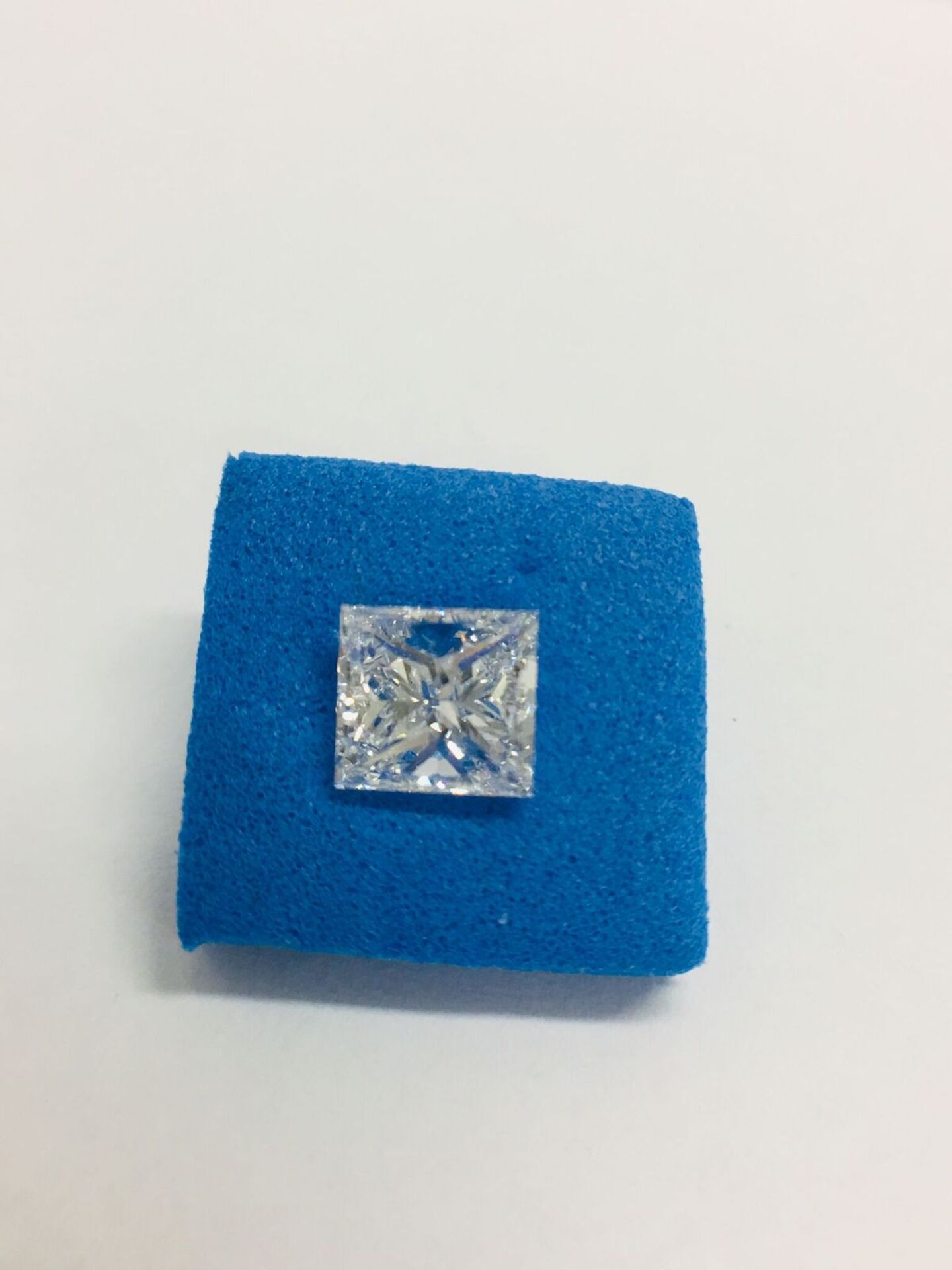 0.97Ct Princess Cut Natural Diamond