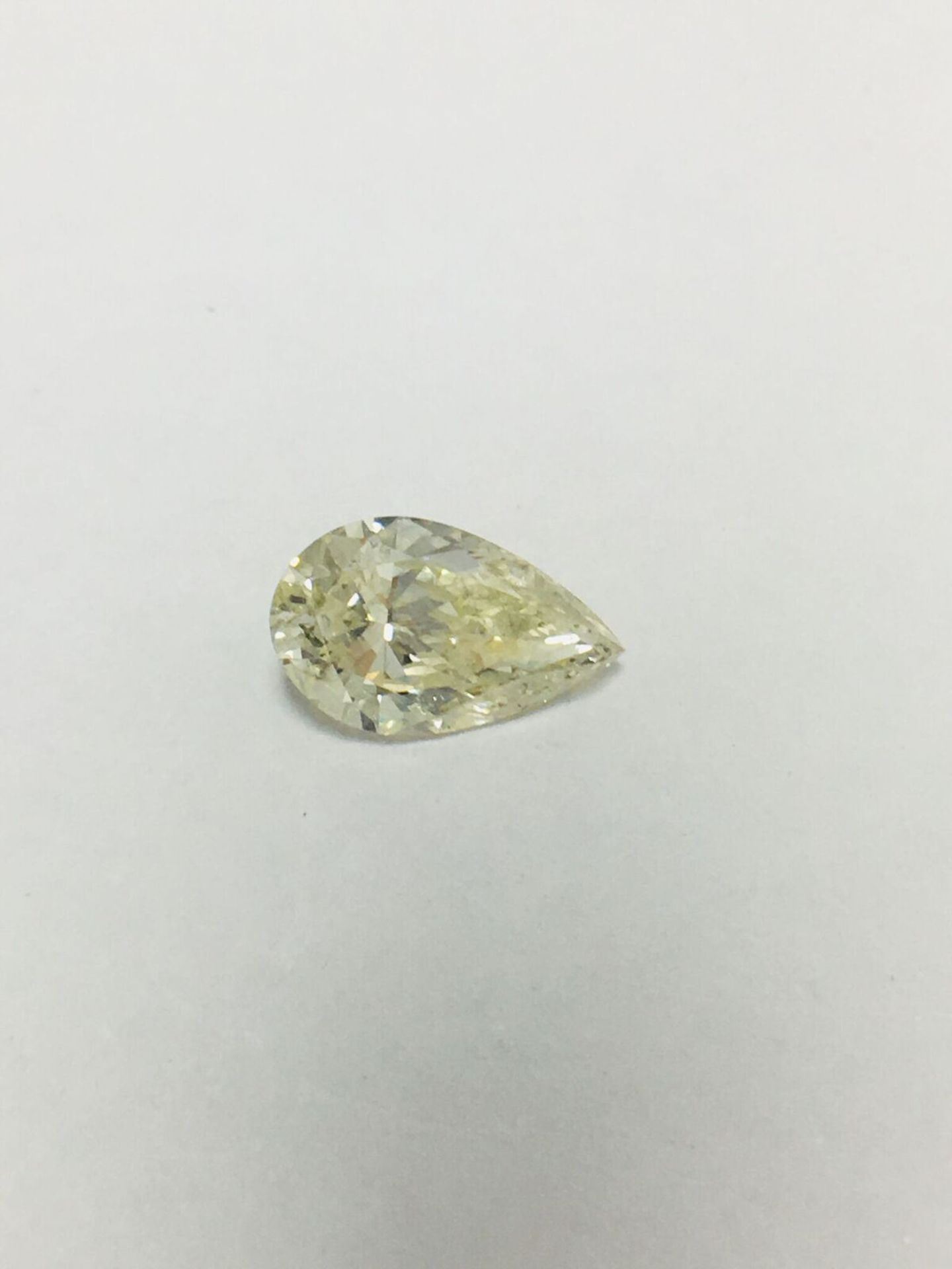 0.96Ct Pearshape Natural Diamond - Bild 3 aus 3