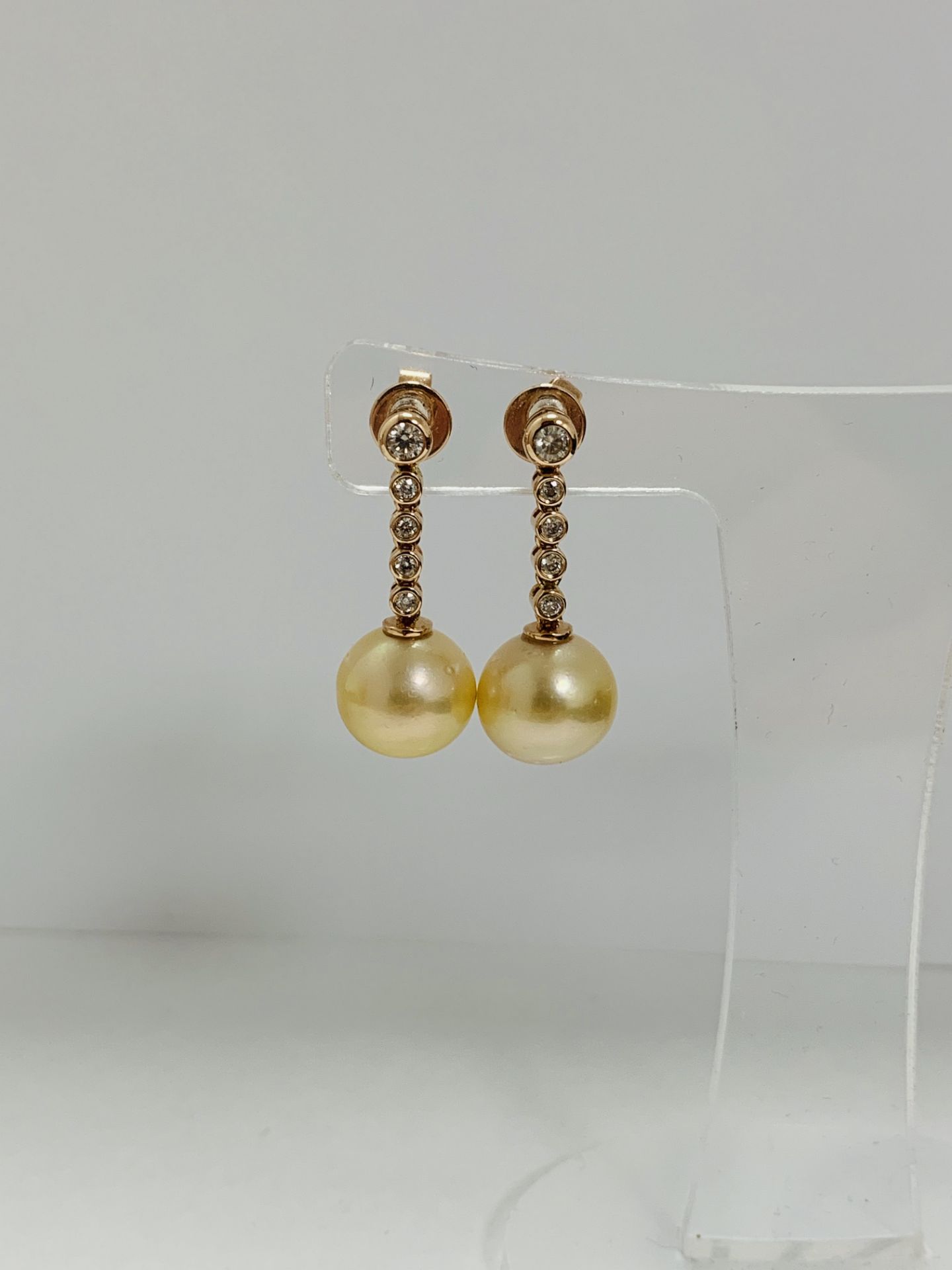 14K Rose Gold Earrings - Image 4 of 11