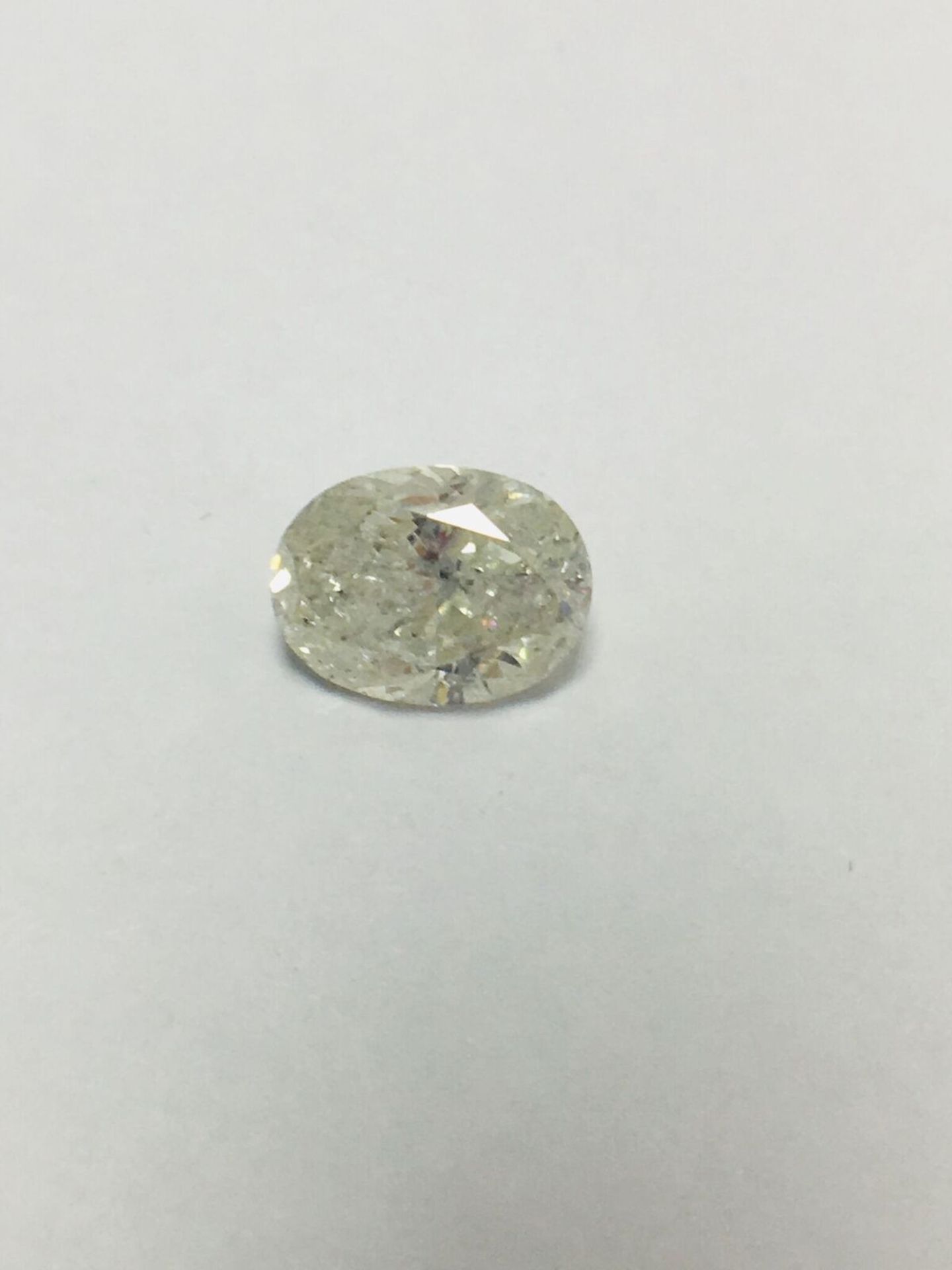 1.61Ct Natural Oval Cut Diamond - Bild 3 aus 3