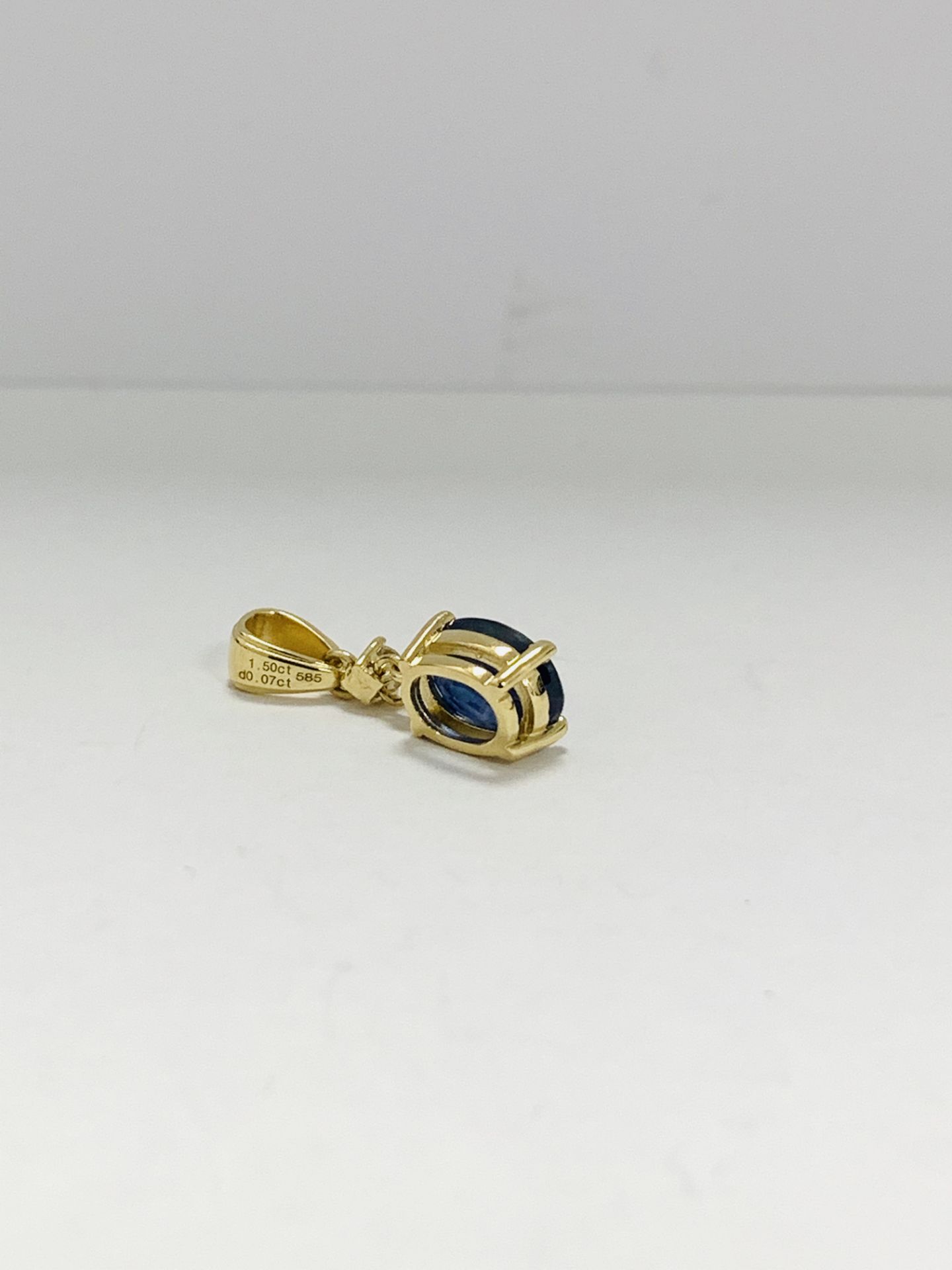 14K Yellow Gold Pendant - Image 5 of 8