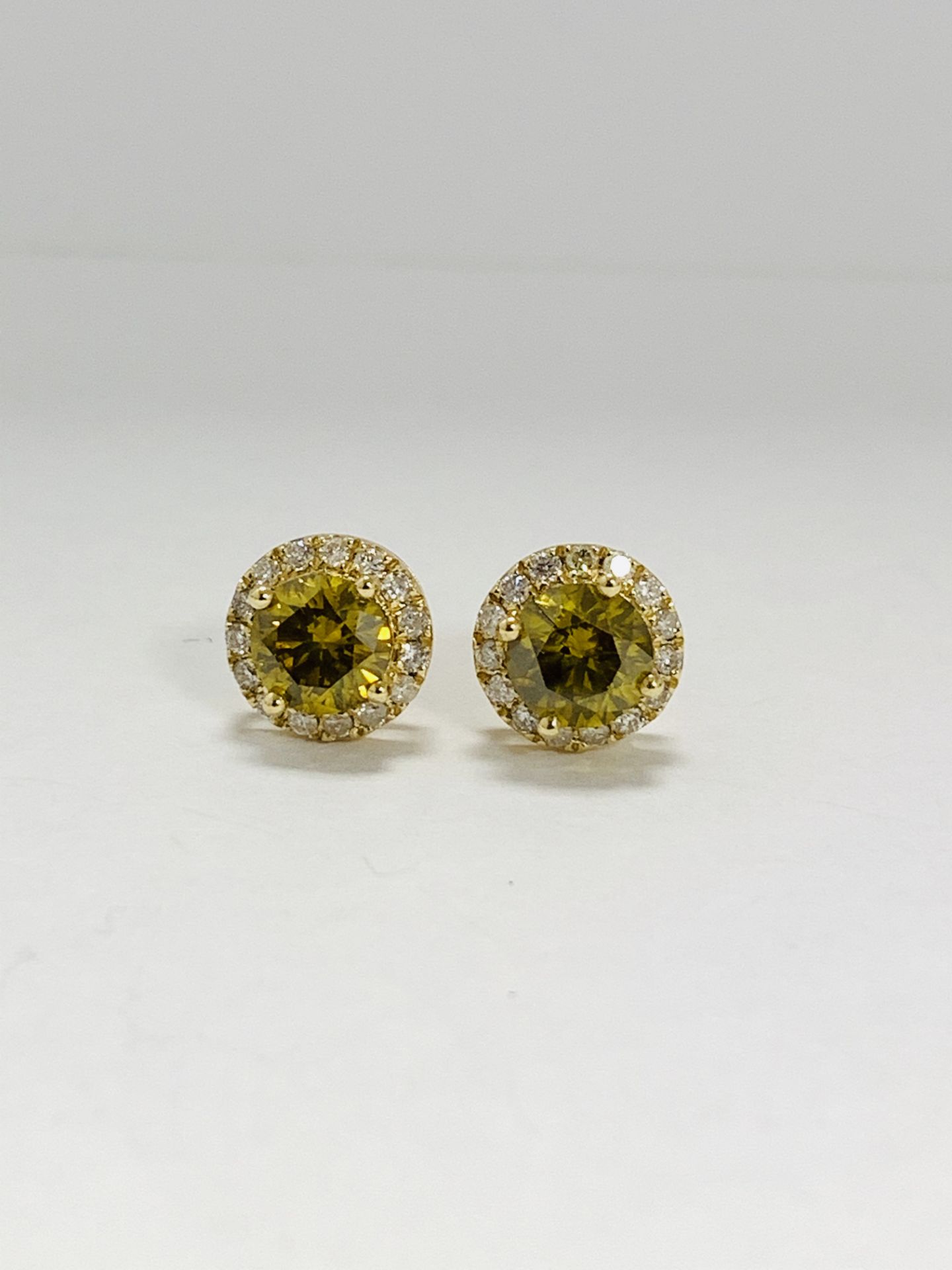 14K Yellow Gold Pair Of Earrings