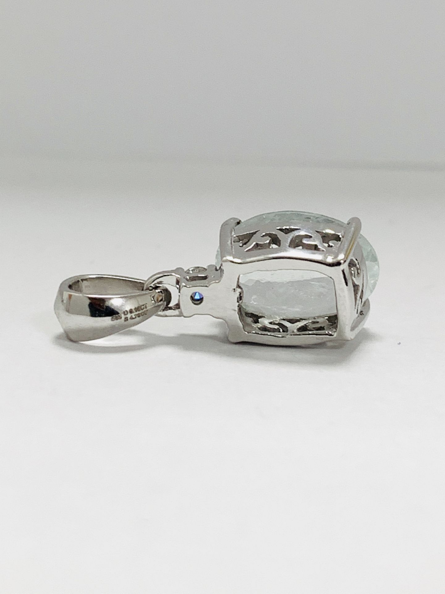 14K White Gold Pendant - Image 5 of 10