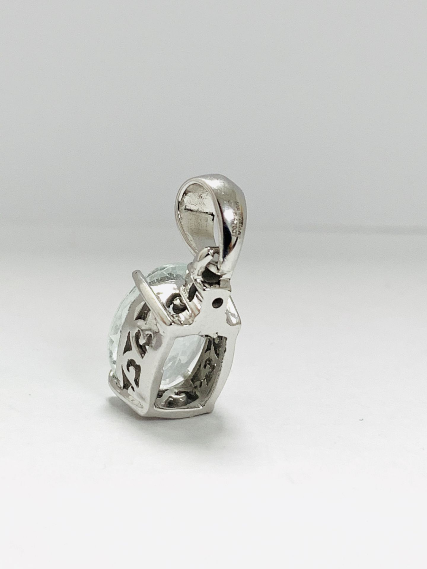 14K White Gold Pendant - Image 8 of 10