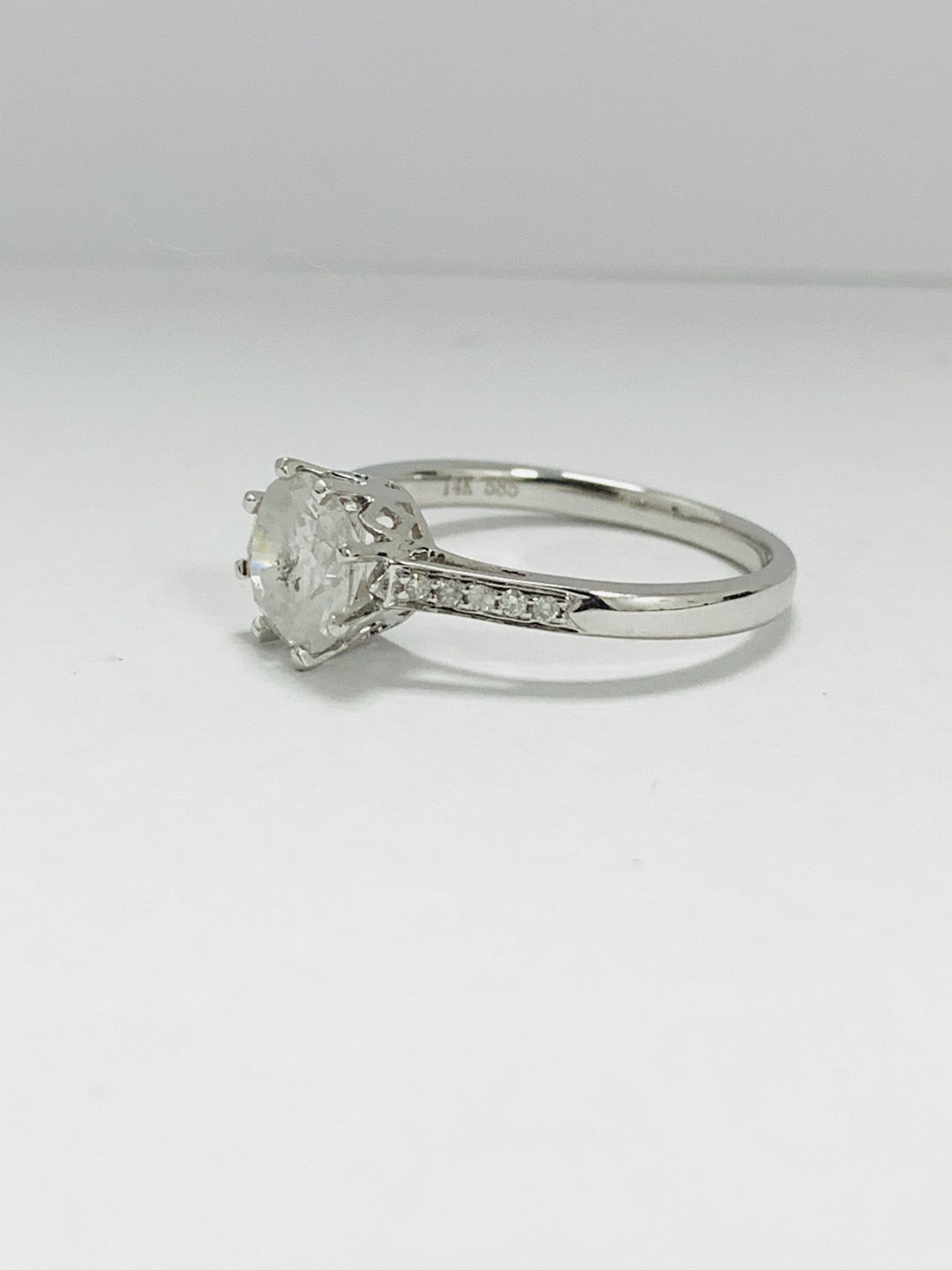 14K White Gold Ring - Image 2 of 10