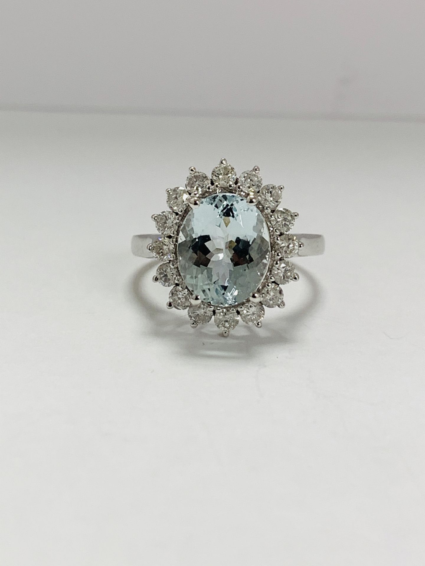 14K White Gold Ring