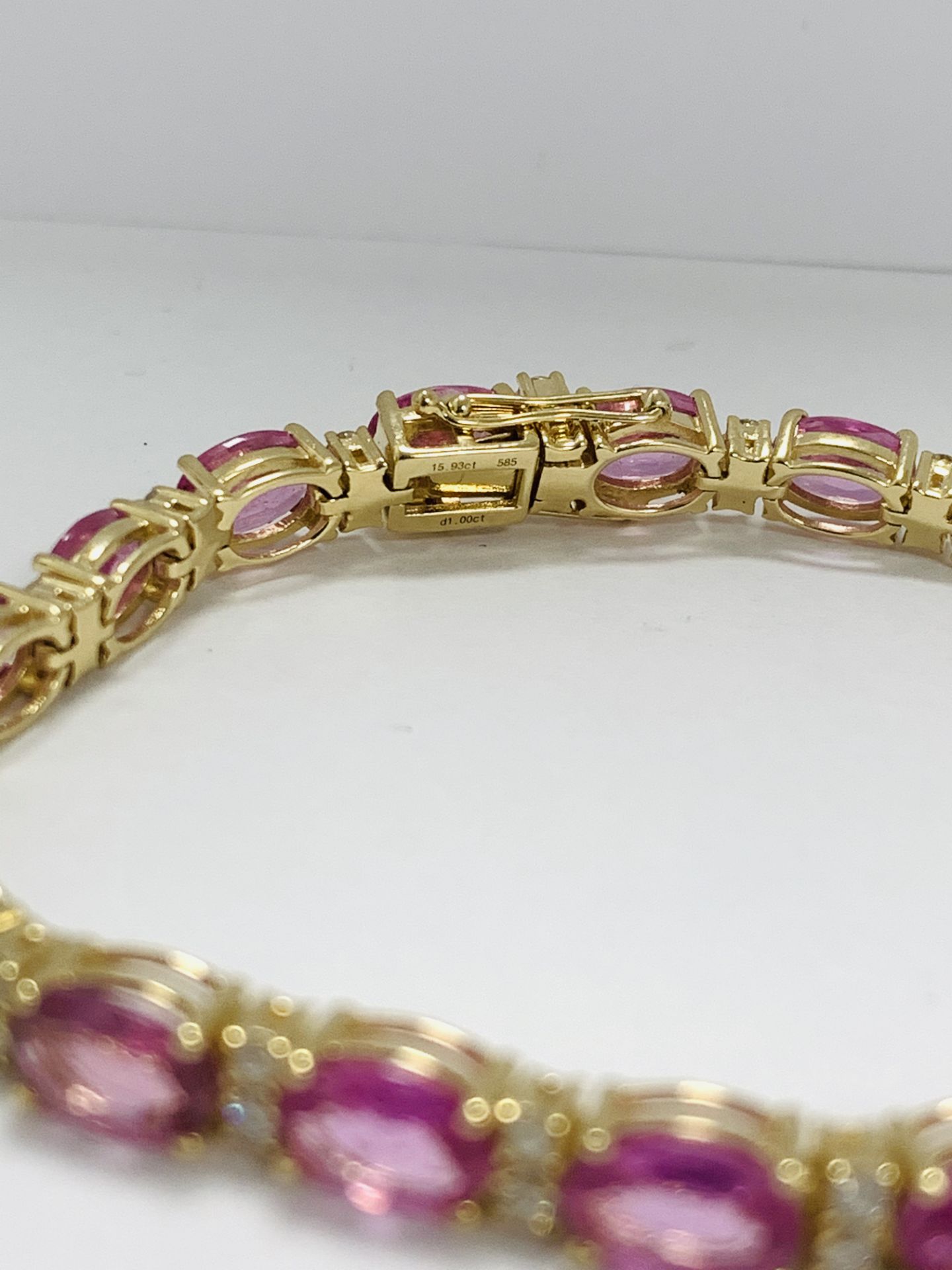 14K Yellow Gold Bracelet - Image 7 of 11