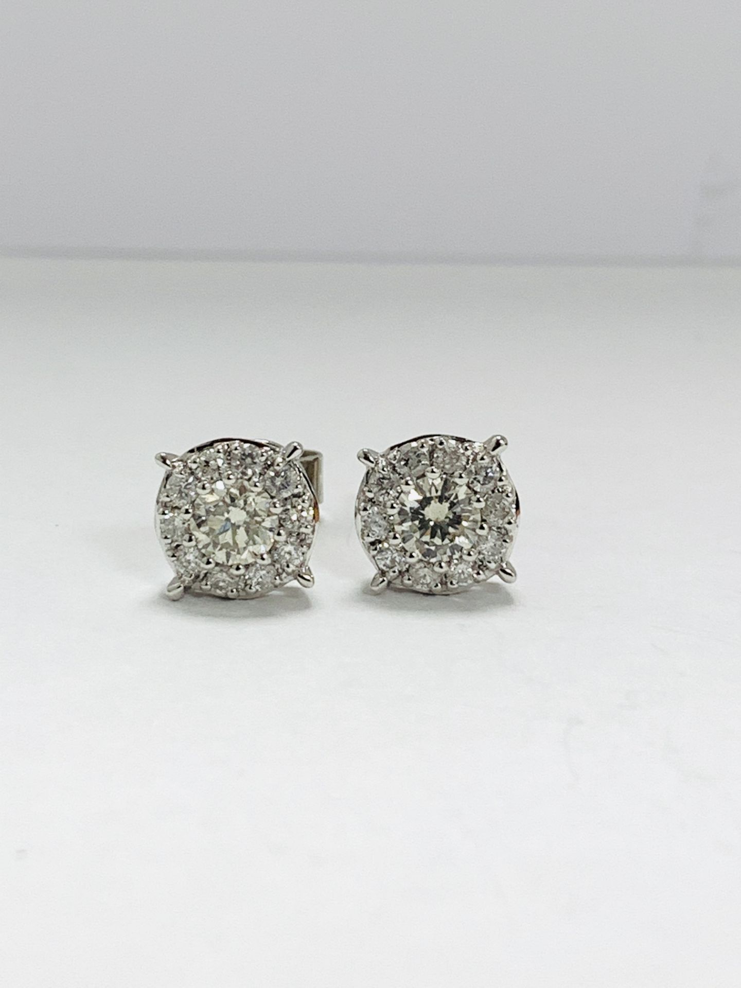 950 Platinum Pair Of Earrings - Image 7 of 9