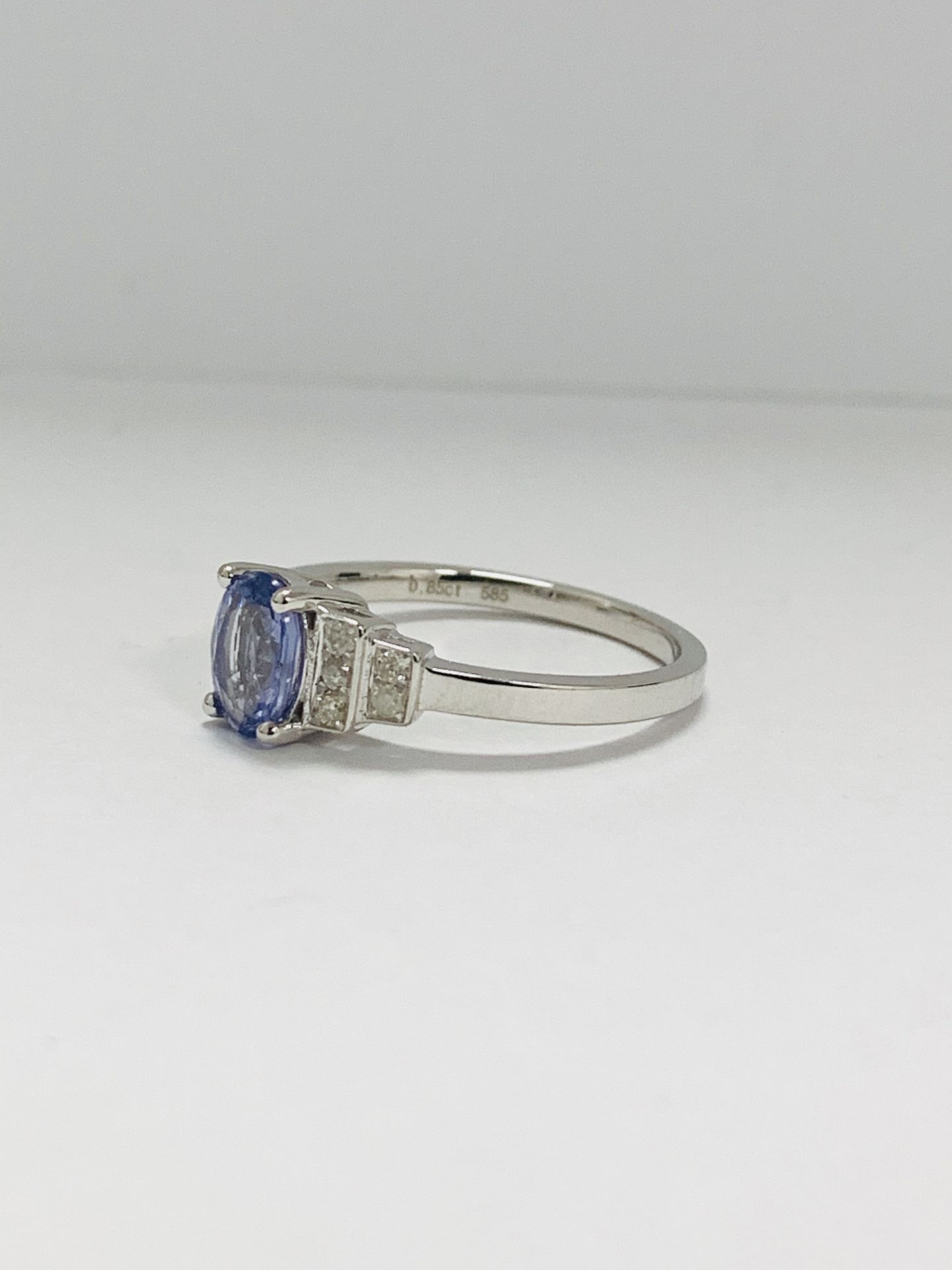 14K White Gold Ring - Image 2 of 9