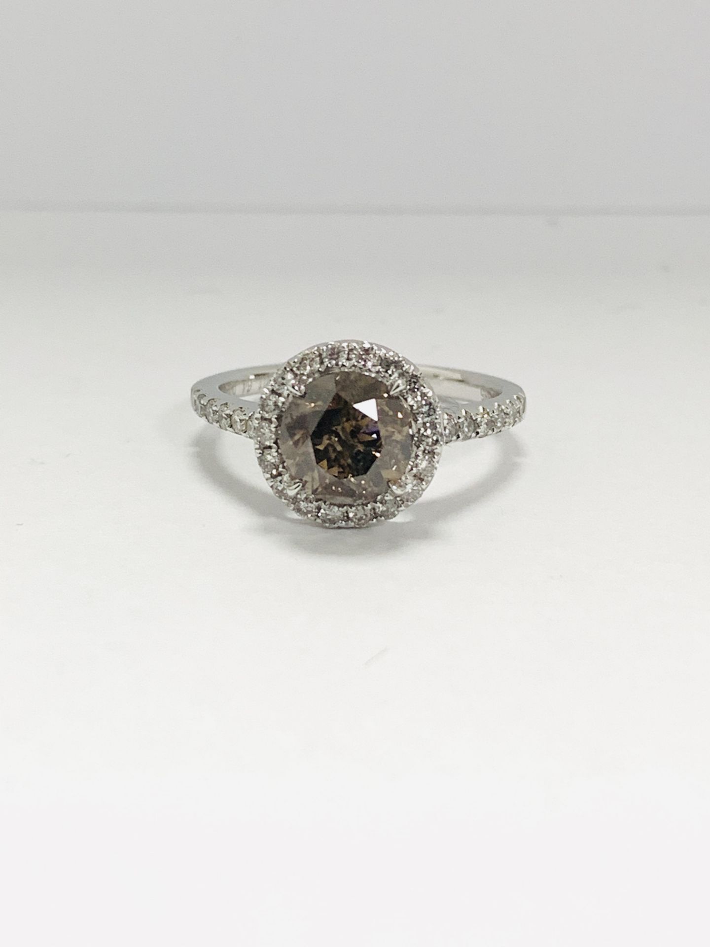 14K White Gold Ring