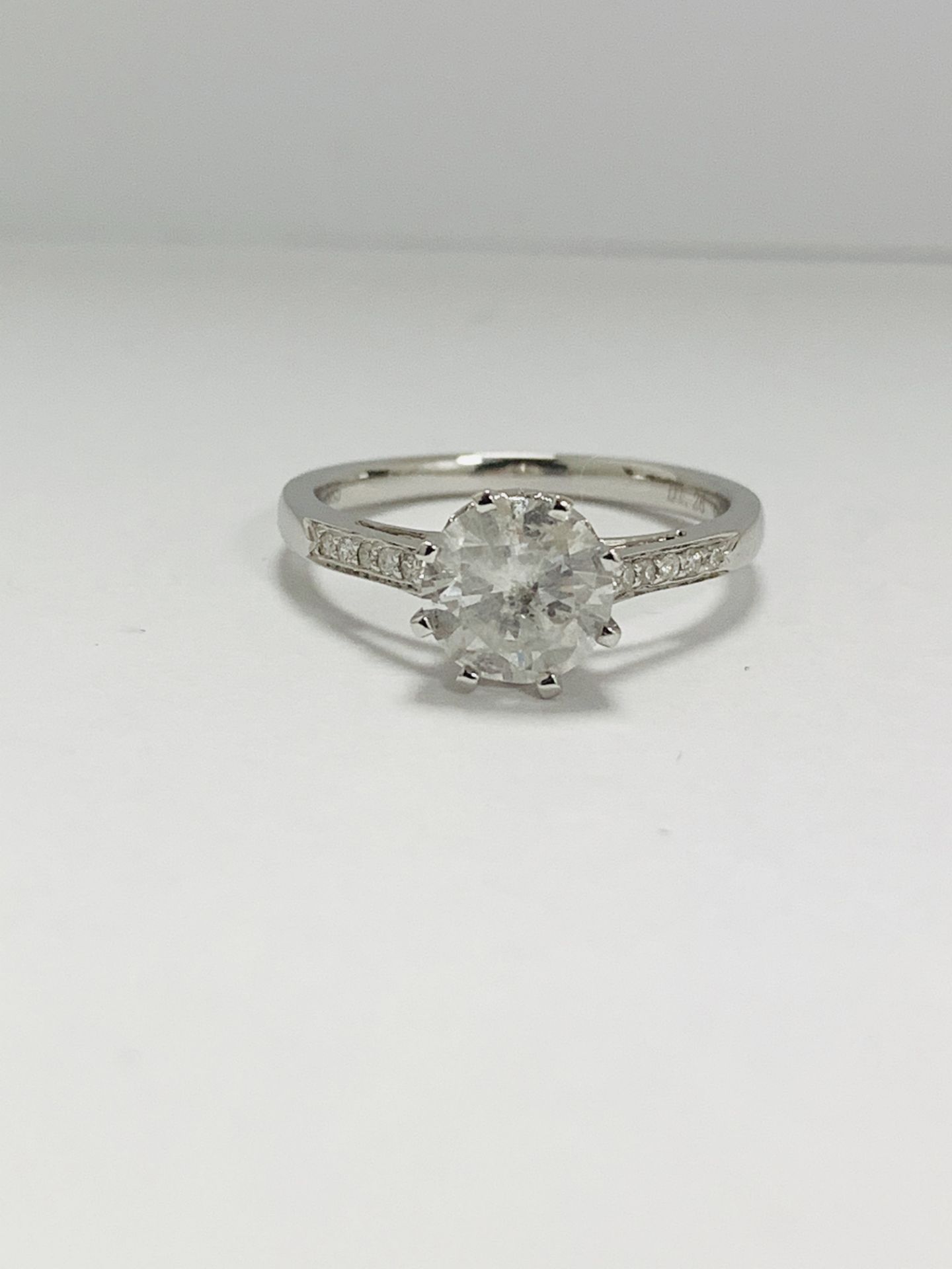 14K White Gold Ring