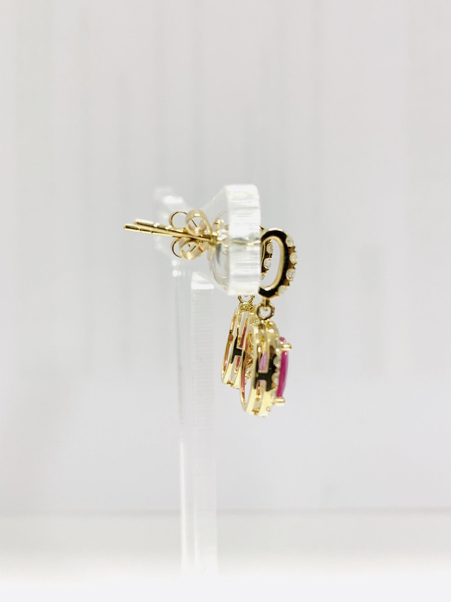 14K Yellow Gold Earrings - Image 5 of 11