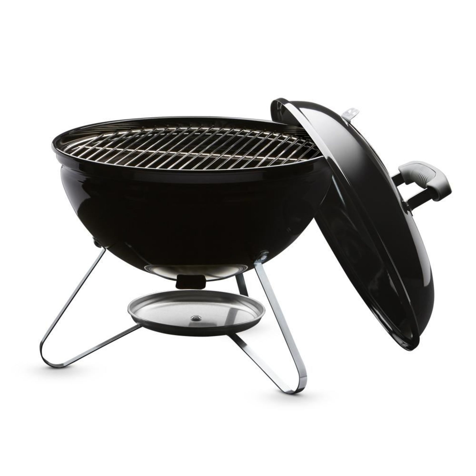 Weber Smokey Joe Portable Charcoal Grill in Black - Image 2 of 4