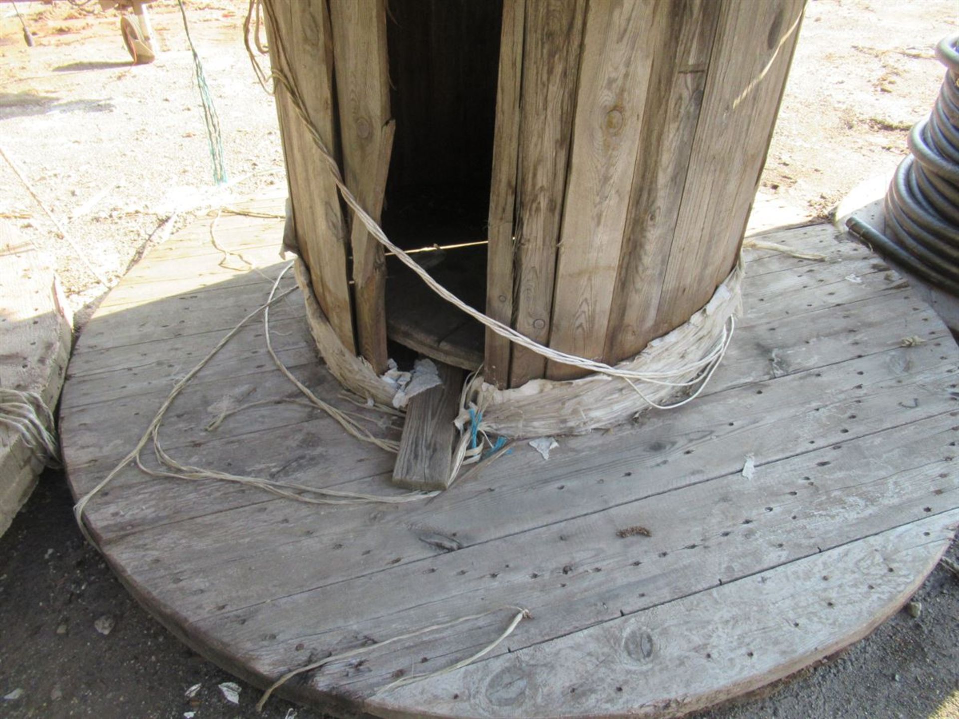 Wooden Cable Drum. Approx Dia 6ft (LT7) - Image 2 of 3