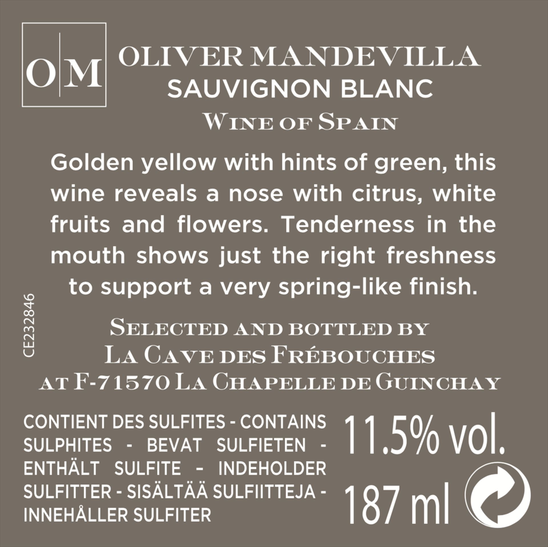 1 x Pallet of Oliver Mandevilla Sauvignon Blanc - Image 3 of 5
