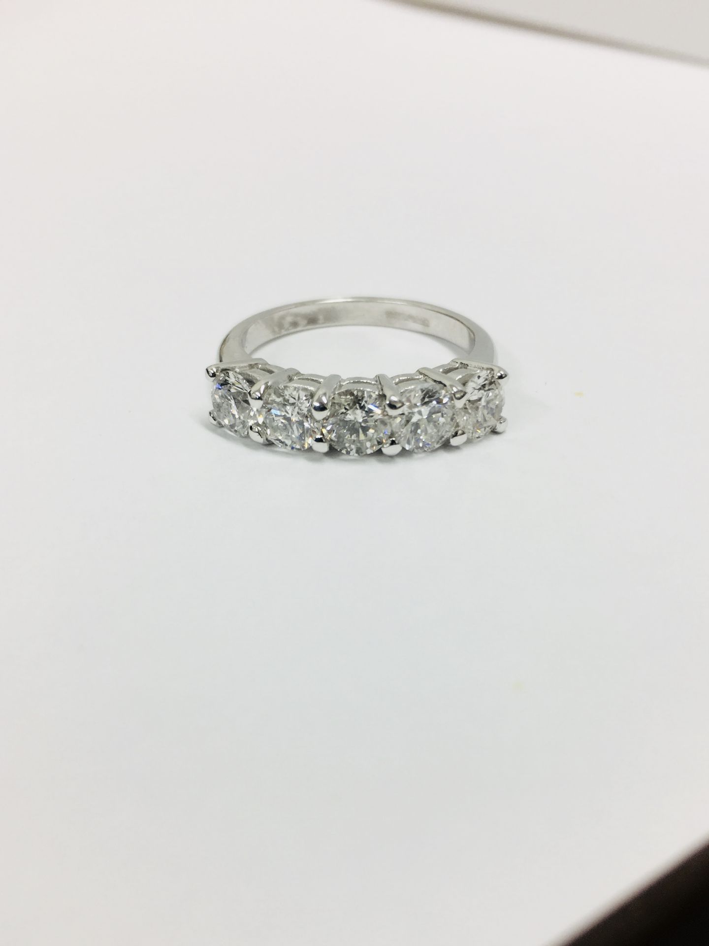 2Ct Brilliant Cut Five Stone Diamond Ring - Image 2 of 6
