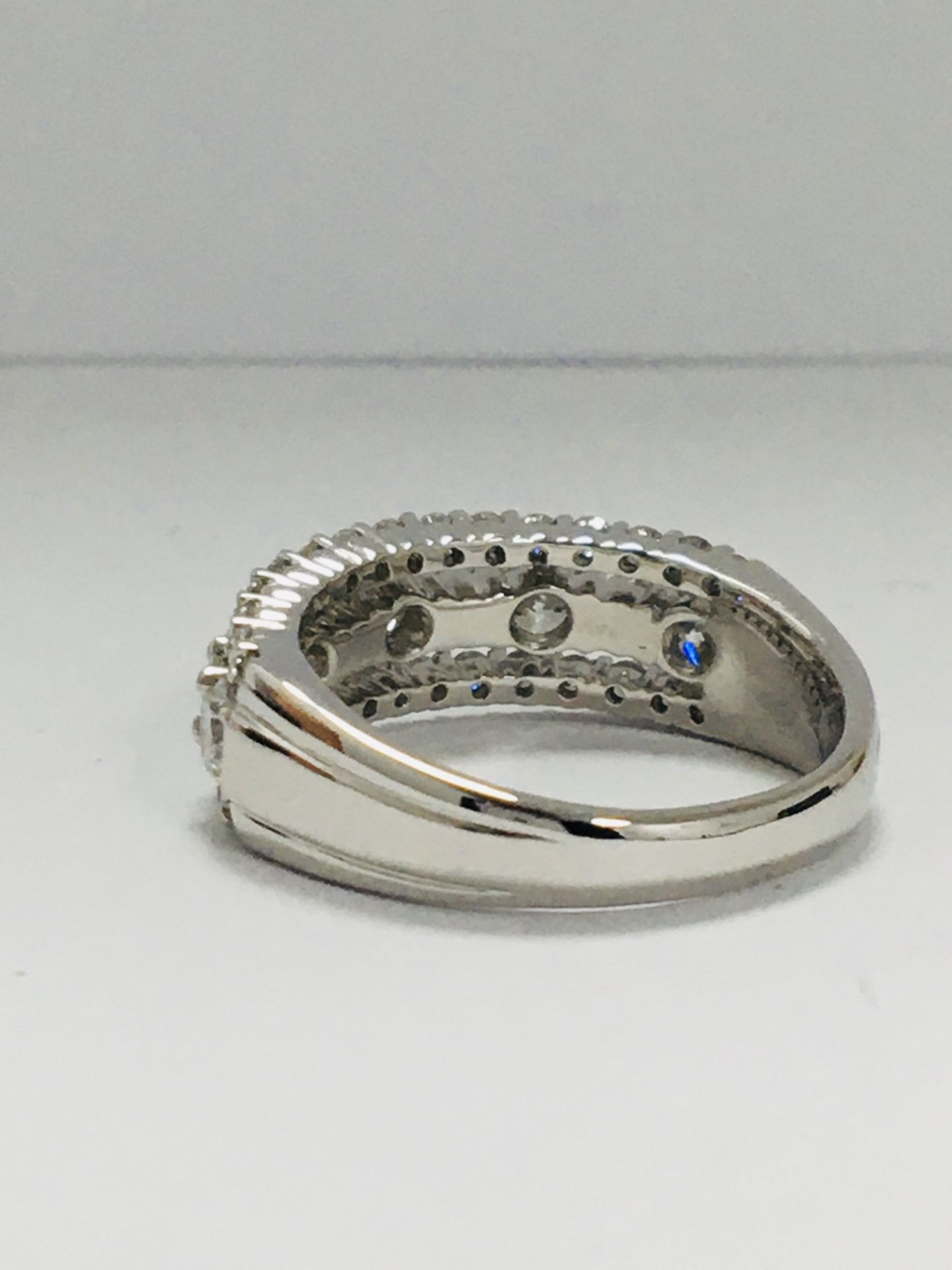 Platinum Diamond Ring - Image 4 of 8