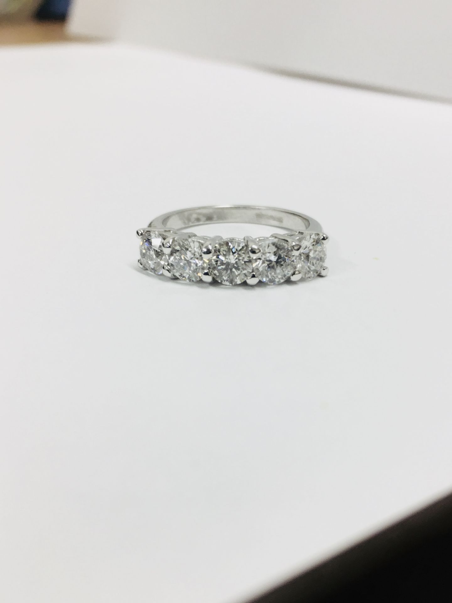 2Ct Brilliant Cut Five Stone Diamond Ring