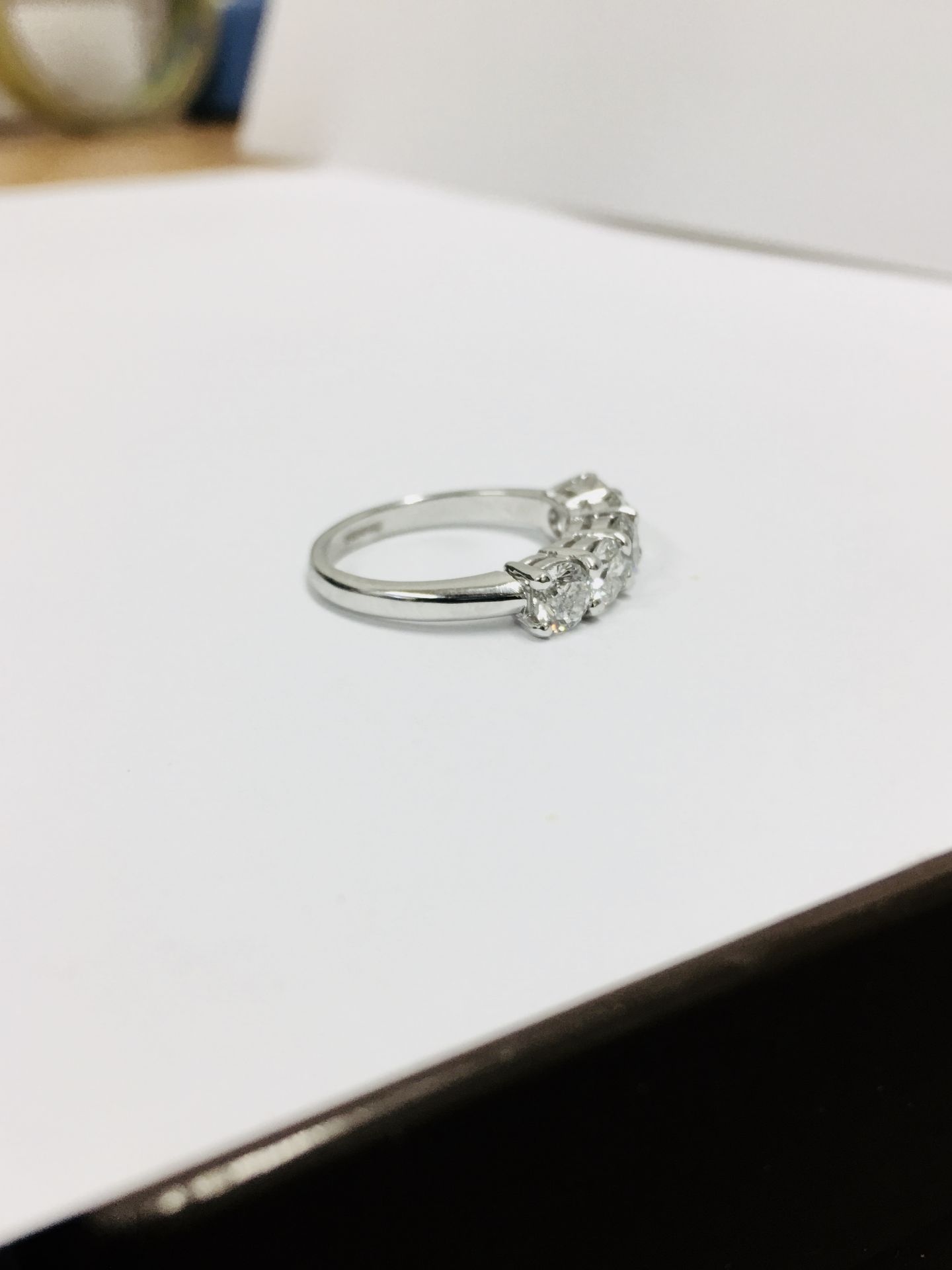 2Ct Brilliant Cut Five Stone Diamond Ring - Image 3 of 6