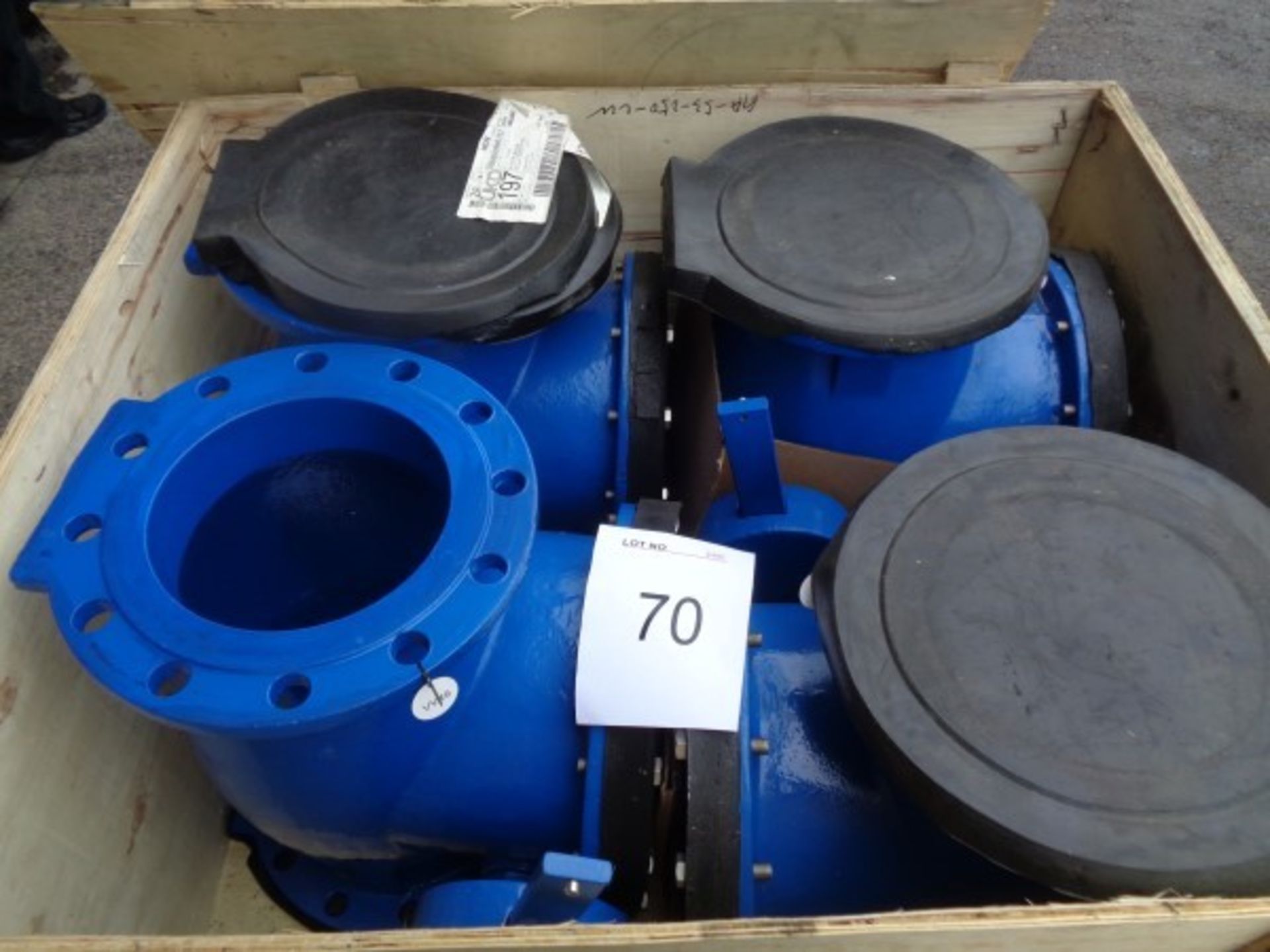 4 x 10" flapper valves