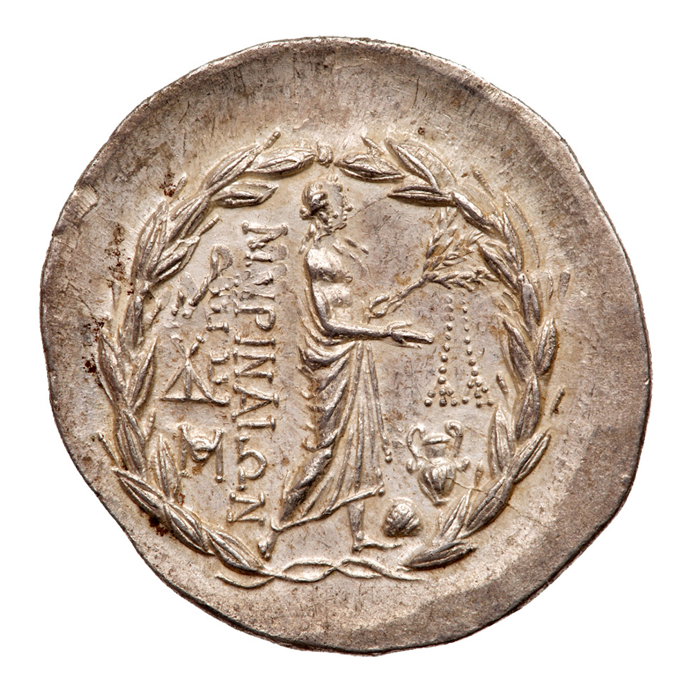 Aiolis, Myrina. Silver Tetradrachm (16.37 g), ca. 155-145 BC. EF - Image 3 of 3