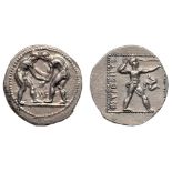 Pamphylia, Aspendos. Silver Stater, ca. 380-330/25 BC. MS